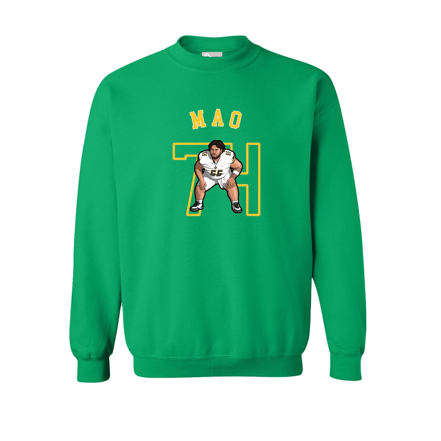 Fleece Crew — Shirsey Arch in Green