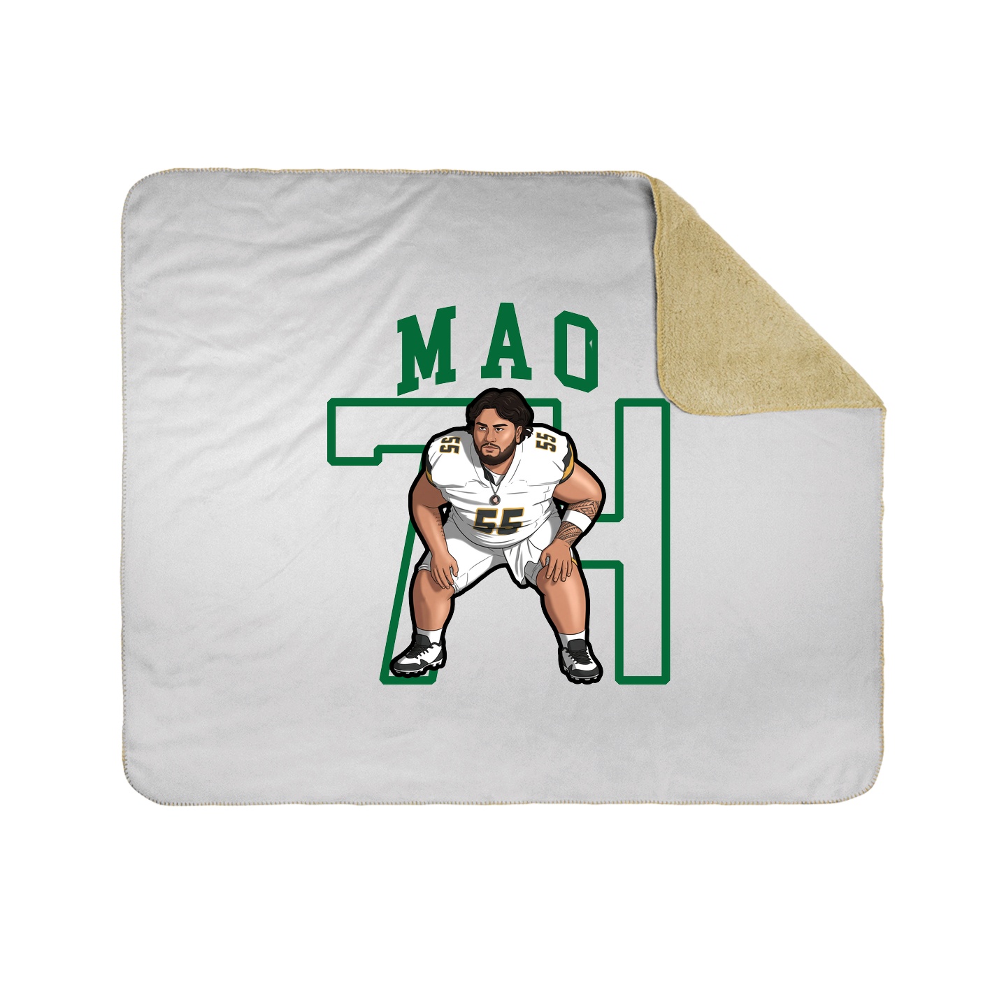 Throw Blanket — Shirsey in White