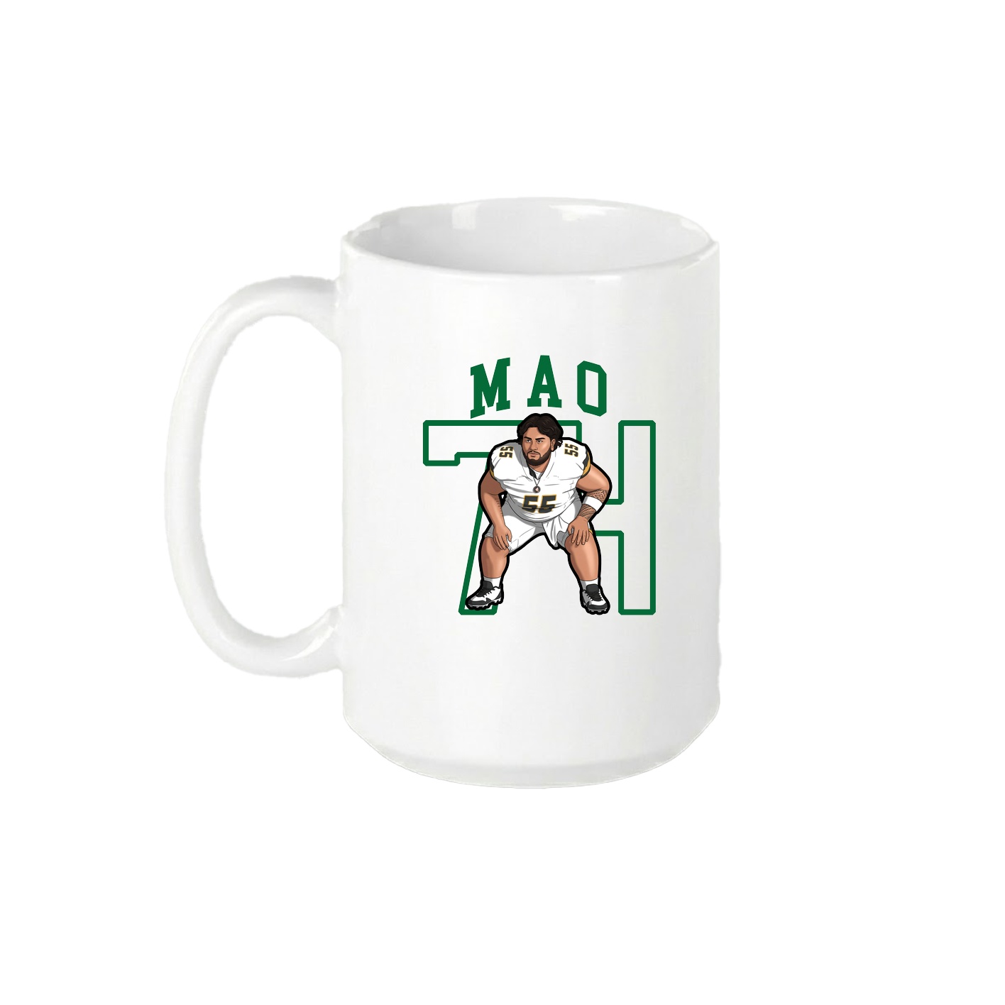 15oz Coffee Mug — Shirsey in White