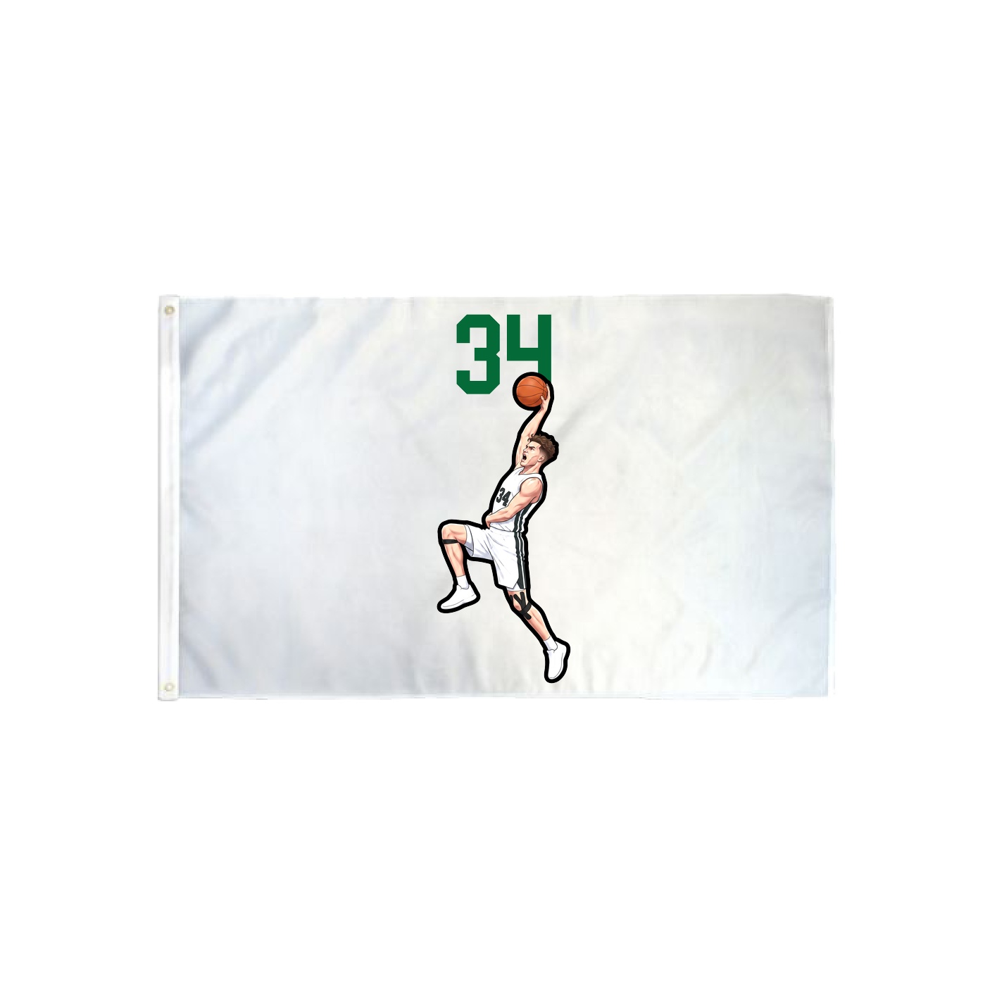 3x5 Flag — Number Top in Classic