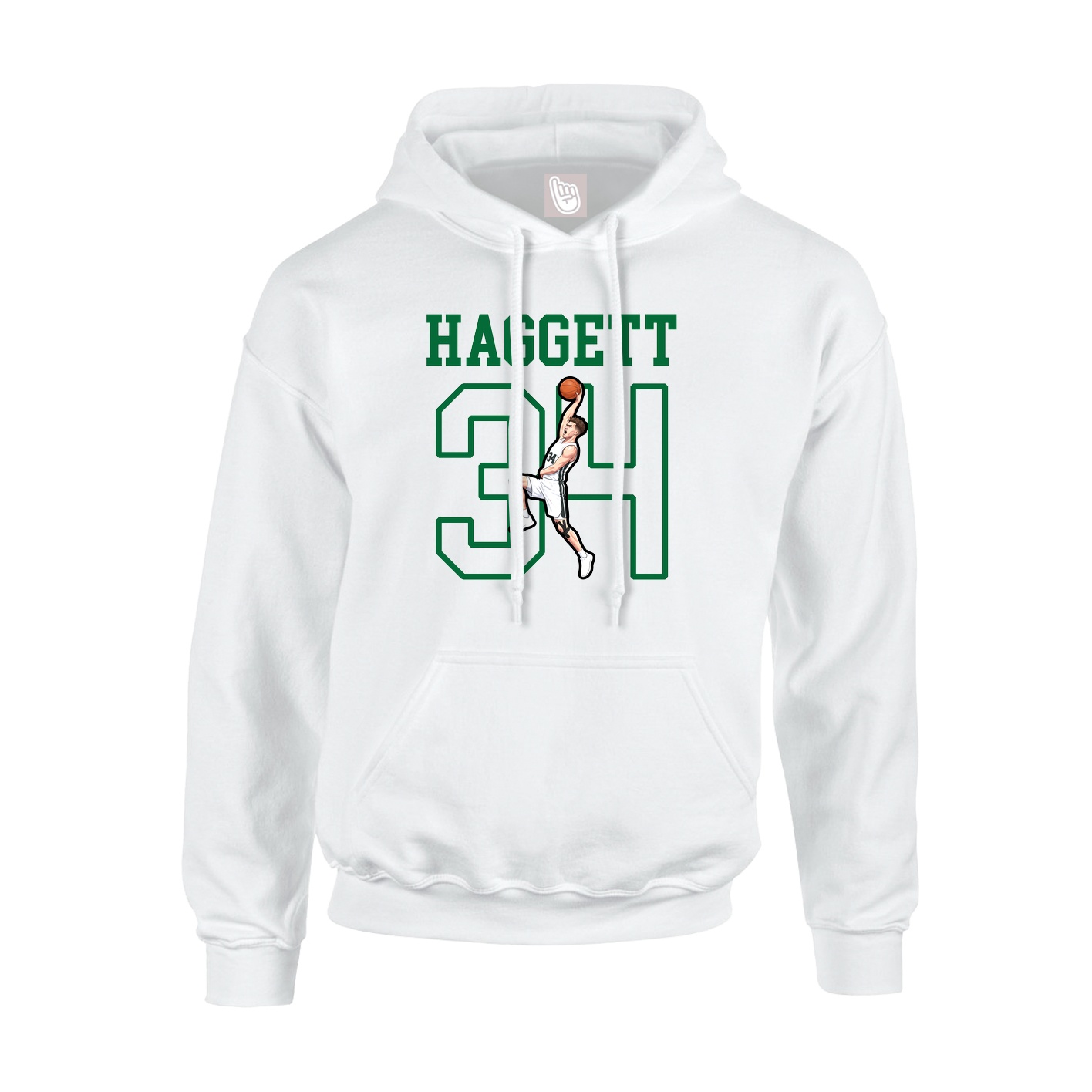 Youth Hoodie — Shirsey in White