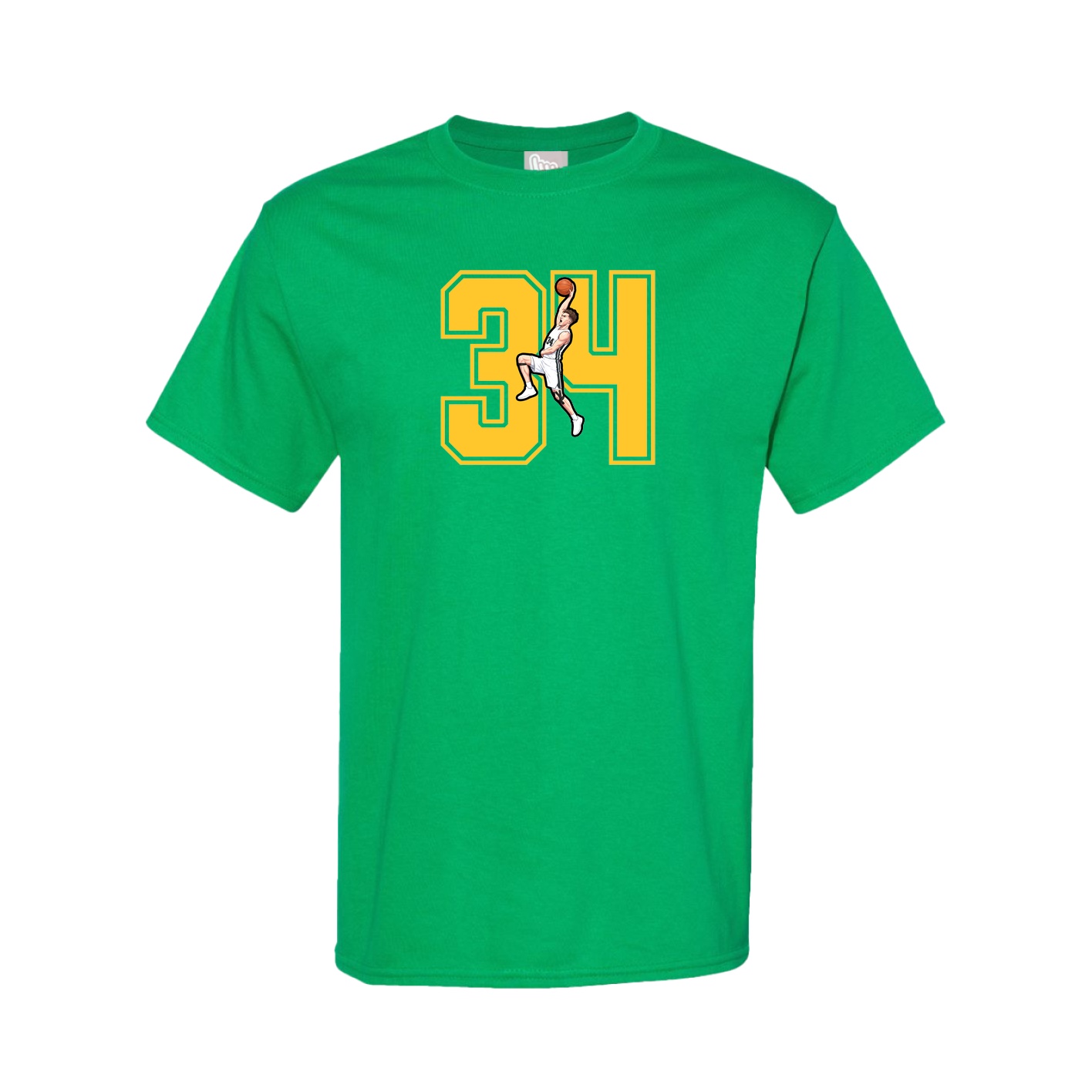Tee — Number in Green