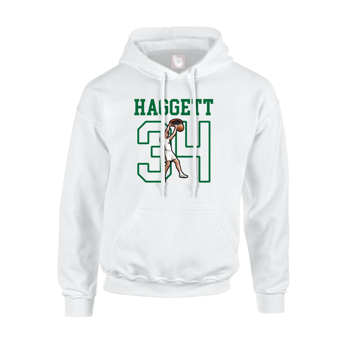 Hoodie — Shirsey in White