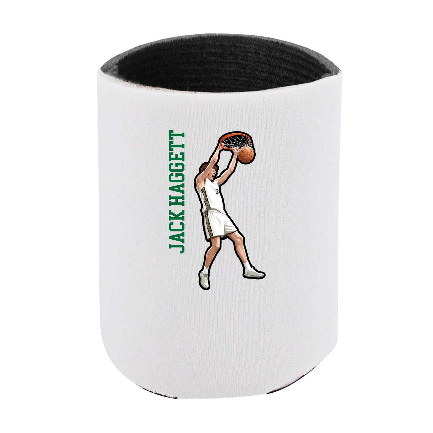 Can Holder — Name Vertical in White