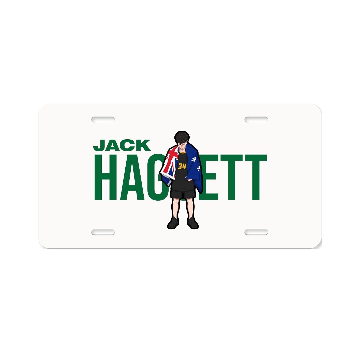License Plate — Player Name in Classic