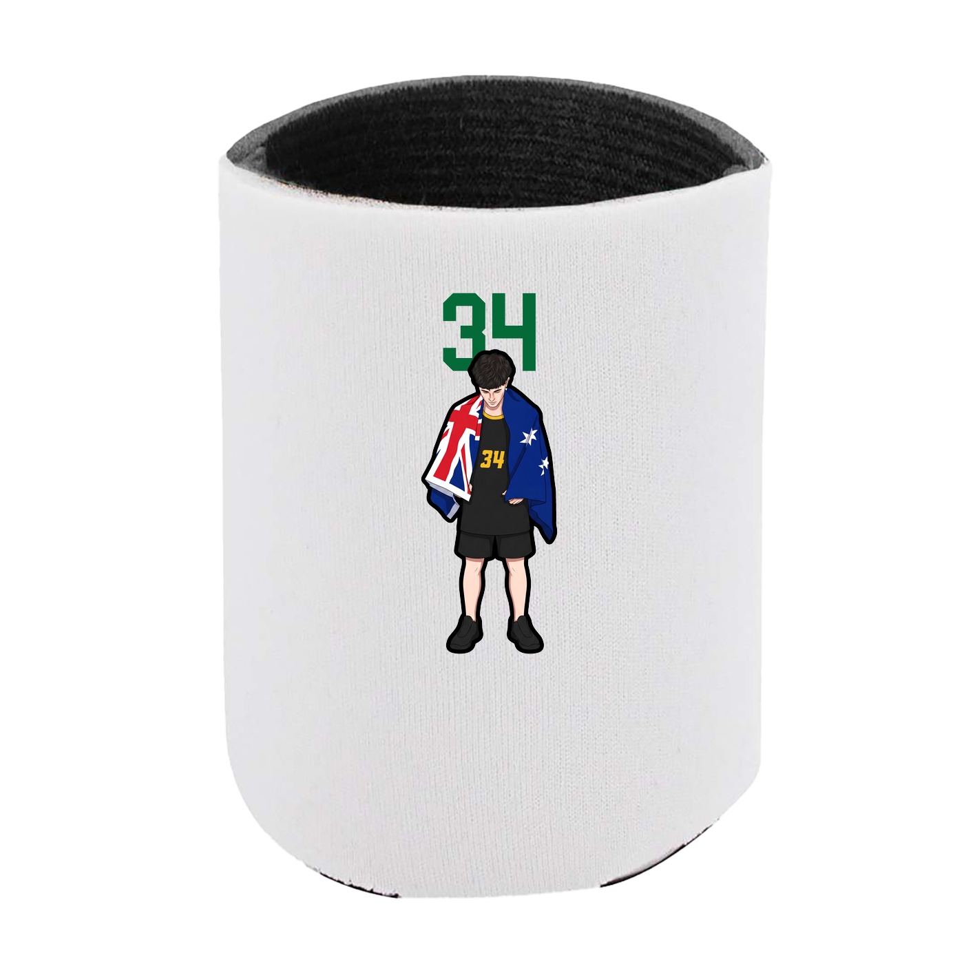 Can Holder — Number Top in White