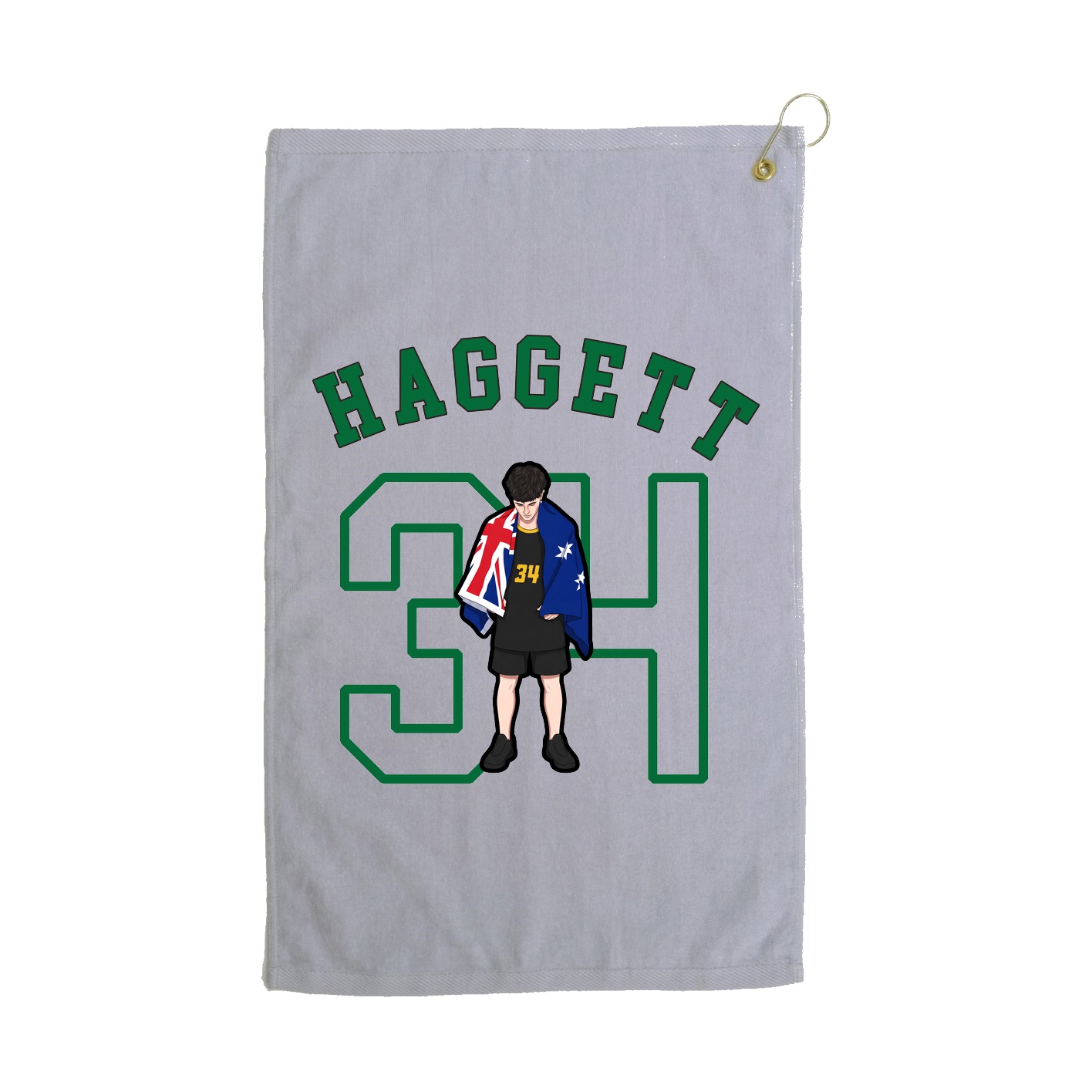 Golf Towel — Shirsey Arch in Grey