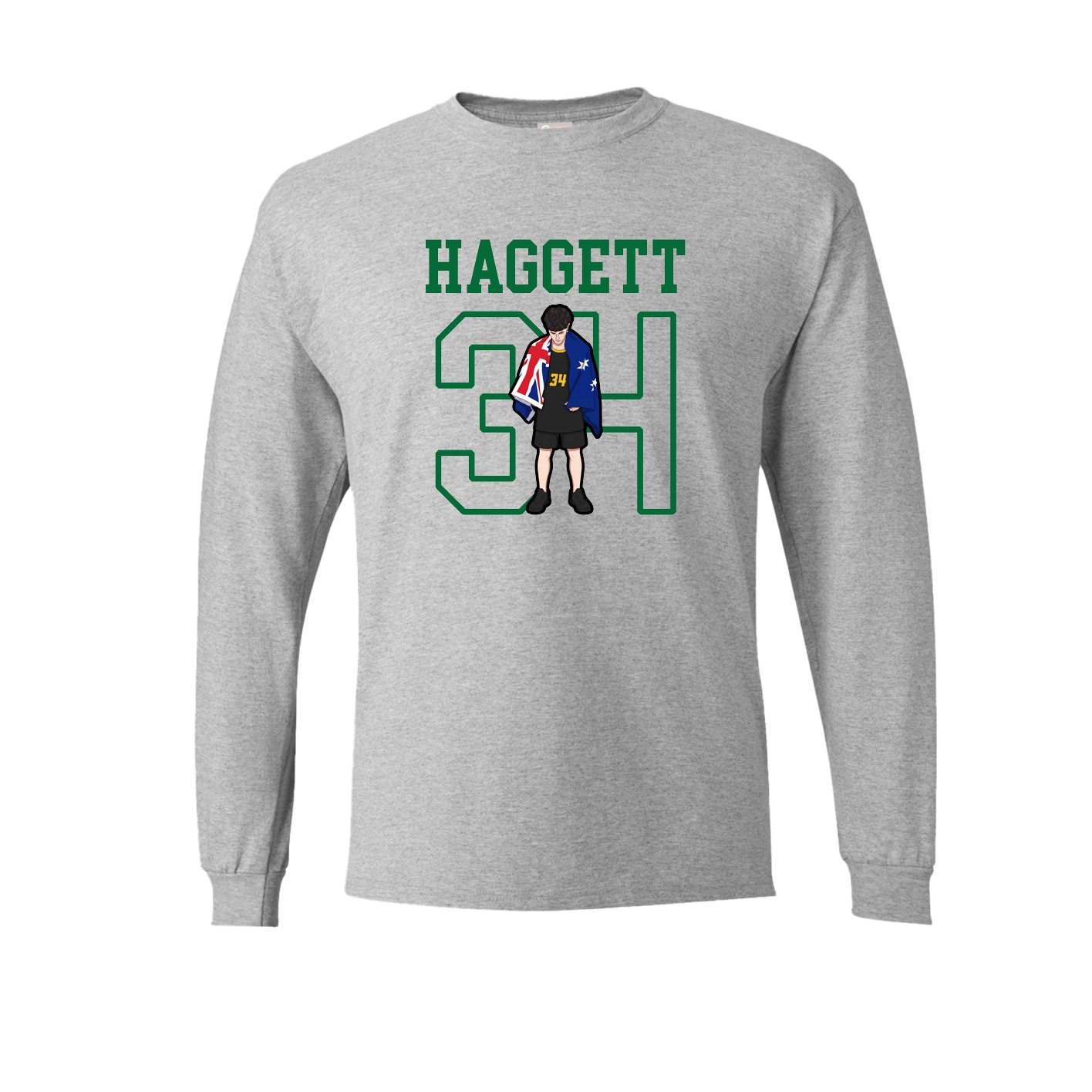Long Sleeve Tee — Shirsey in Grey