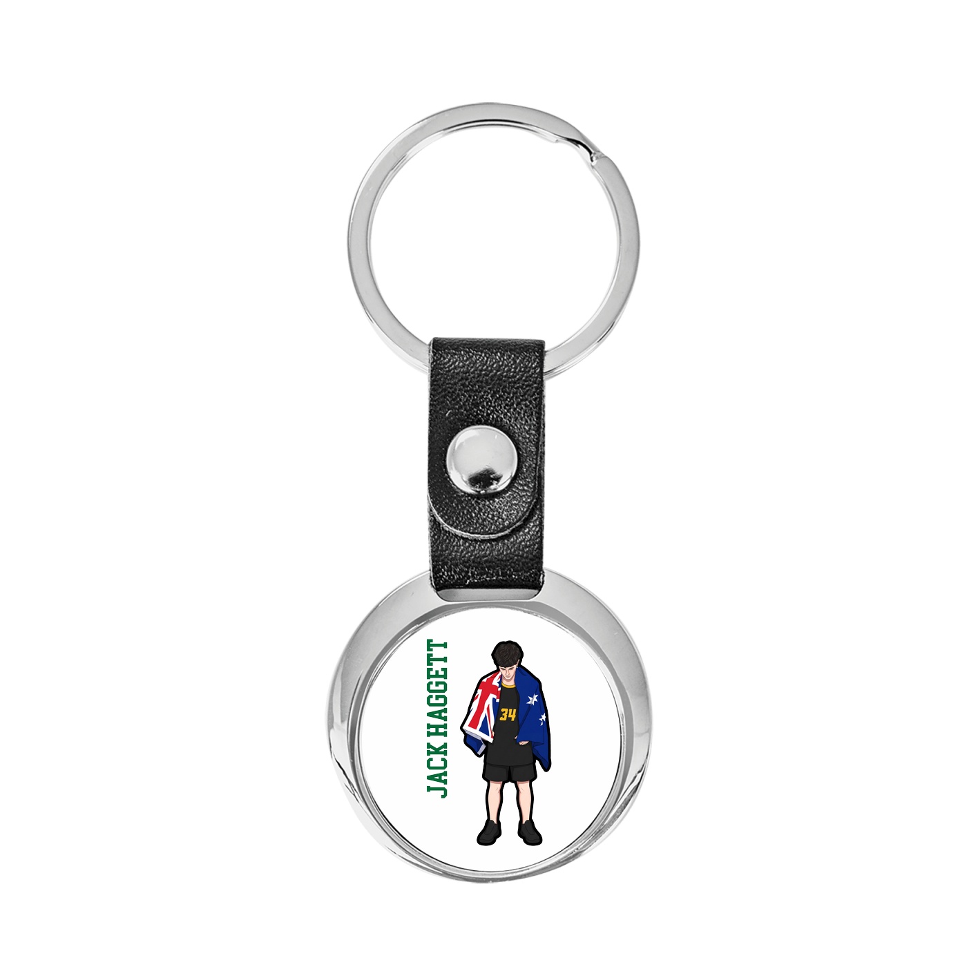 Key Chain — Name Vertical in Classic