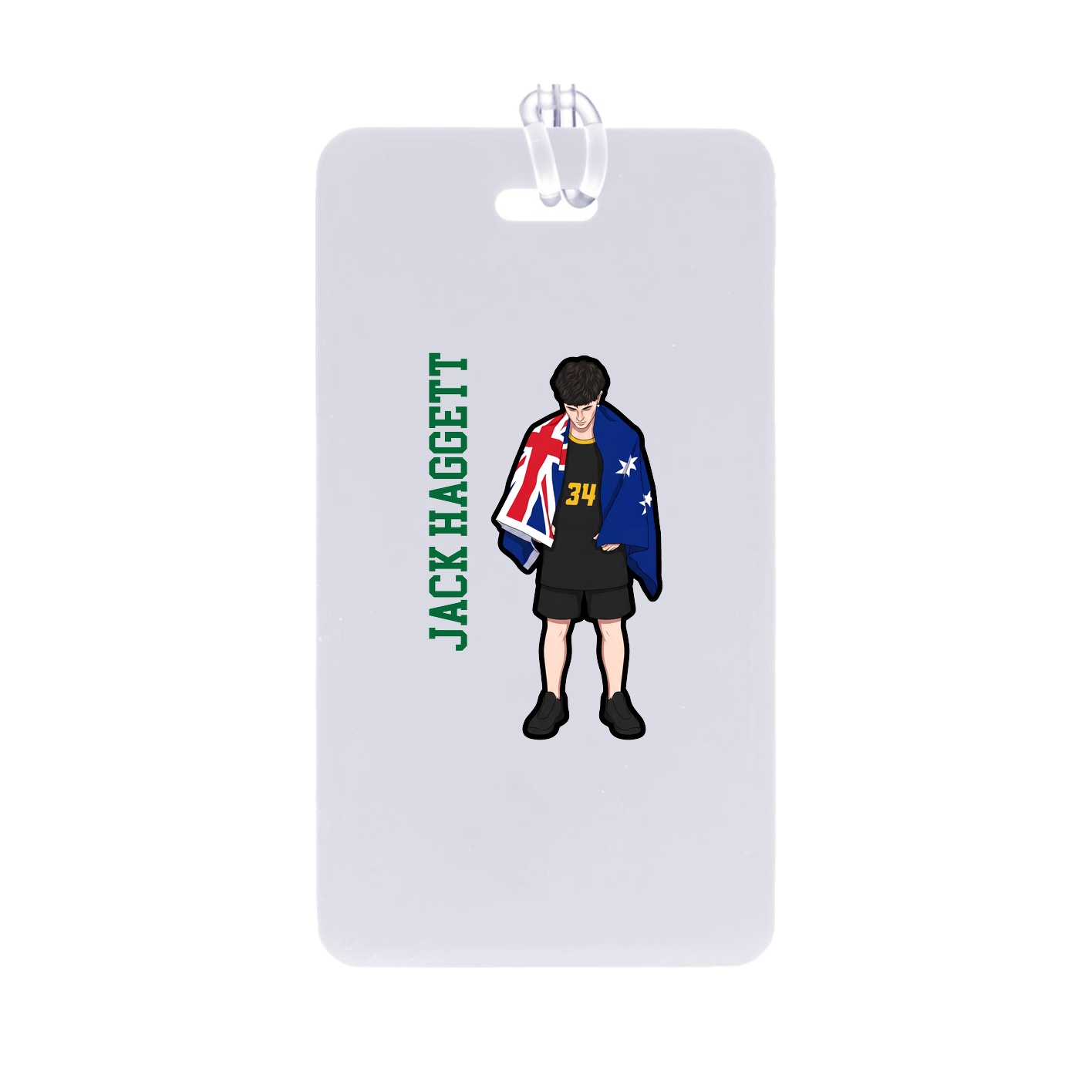 Bag Tag — Name Vertical in Classic