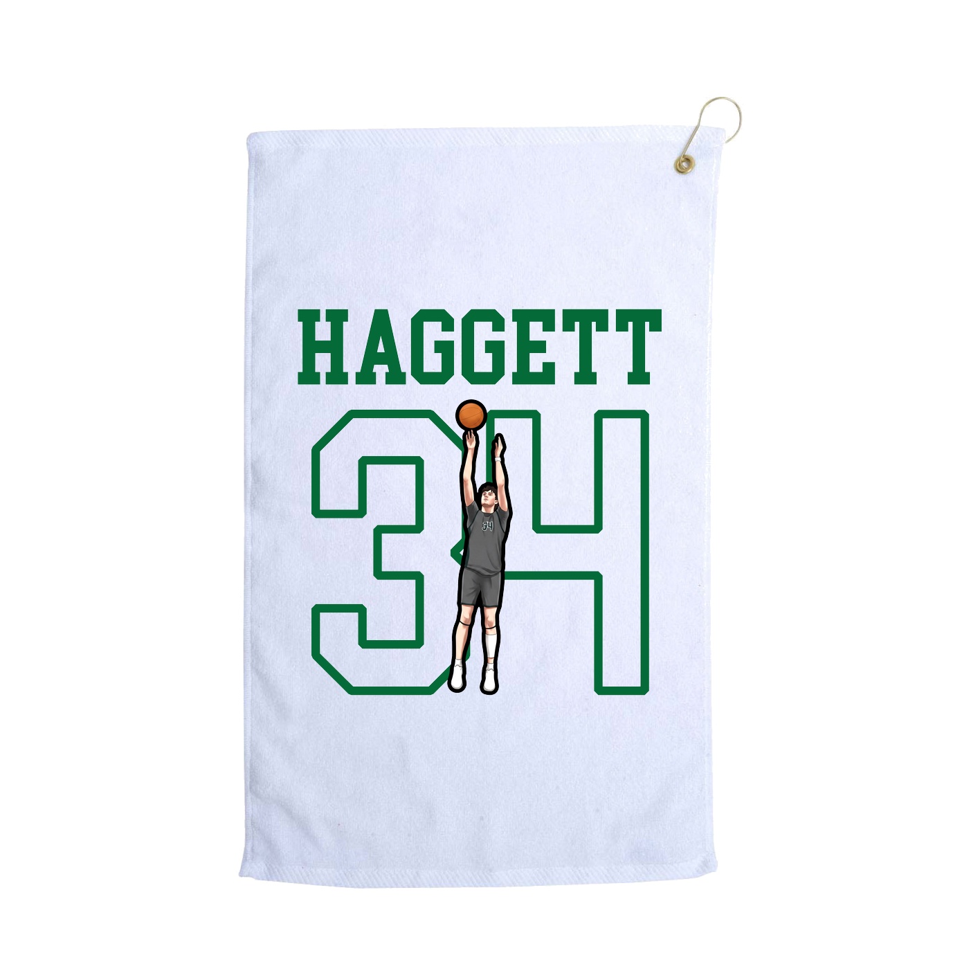 Golf Towel — Shirsey in White