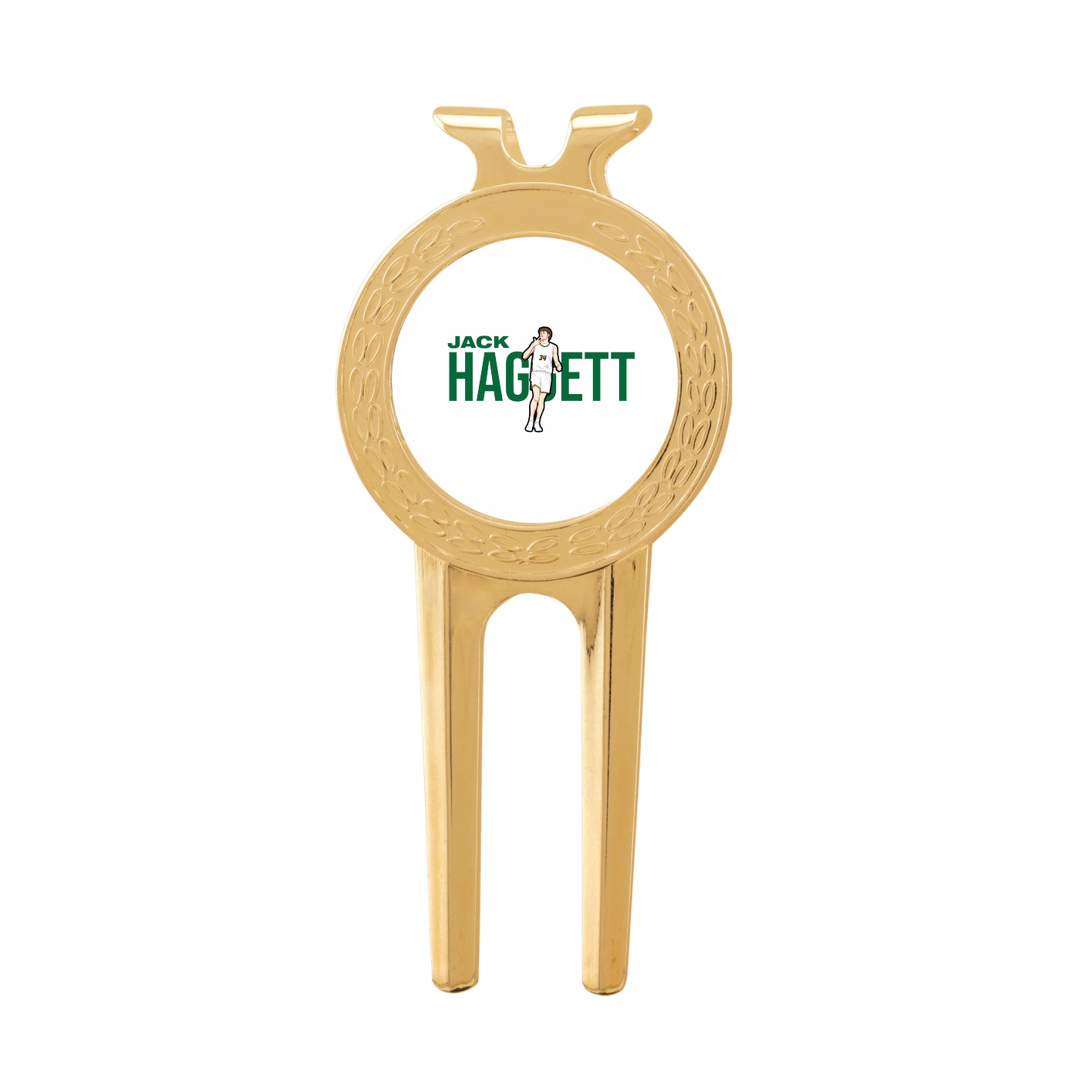 Divot Tool with Ball Marker — Player Name in Classic