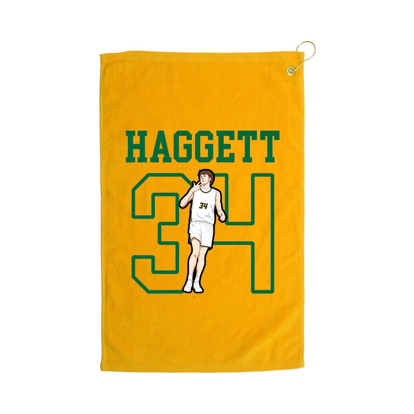 Golf Towel — Shirsey in Gold