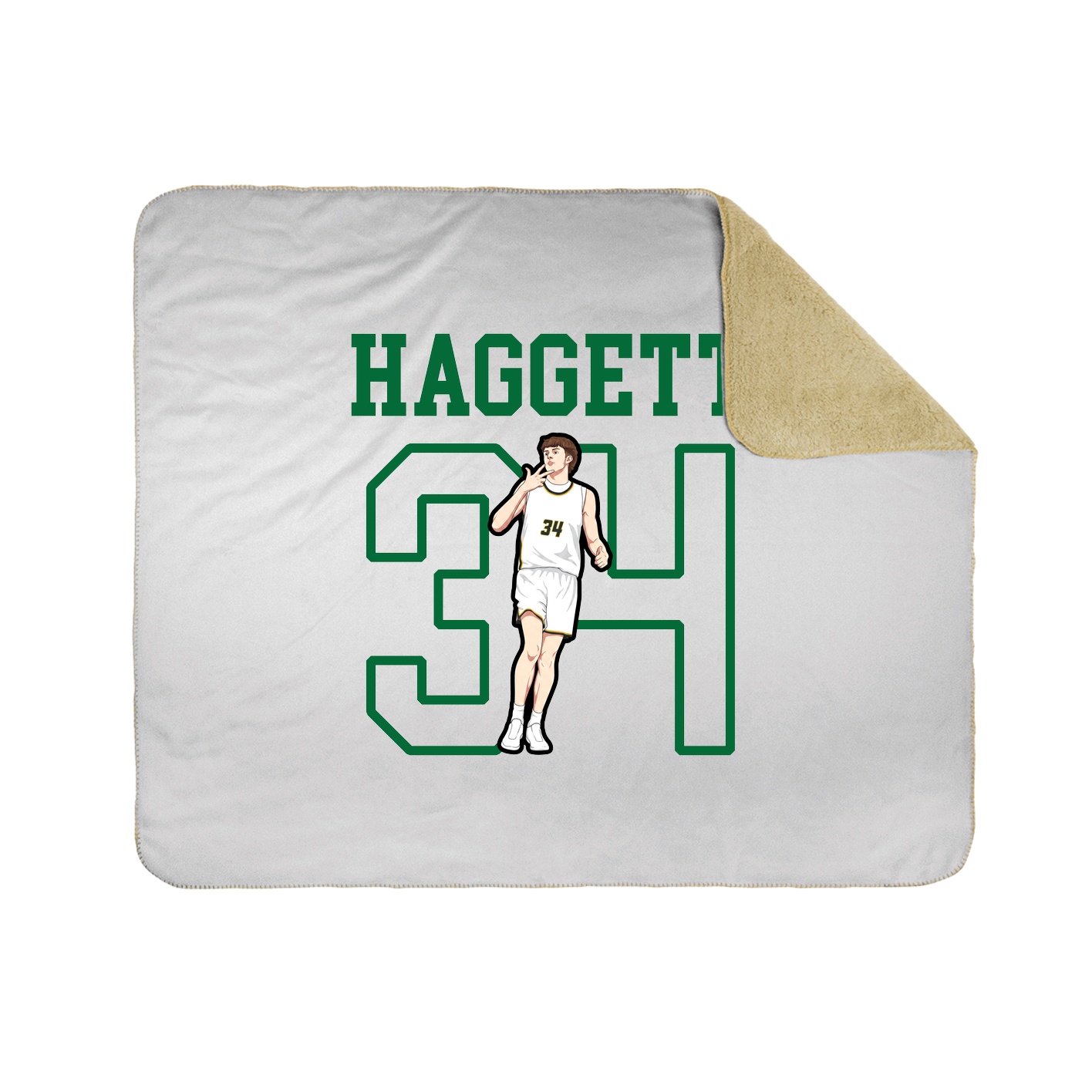 Throw Blanket — Shirsey in White