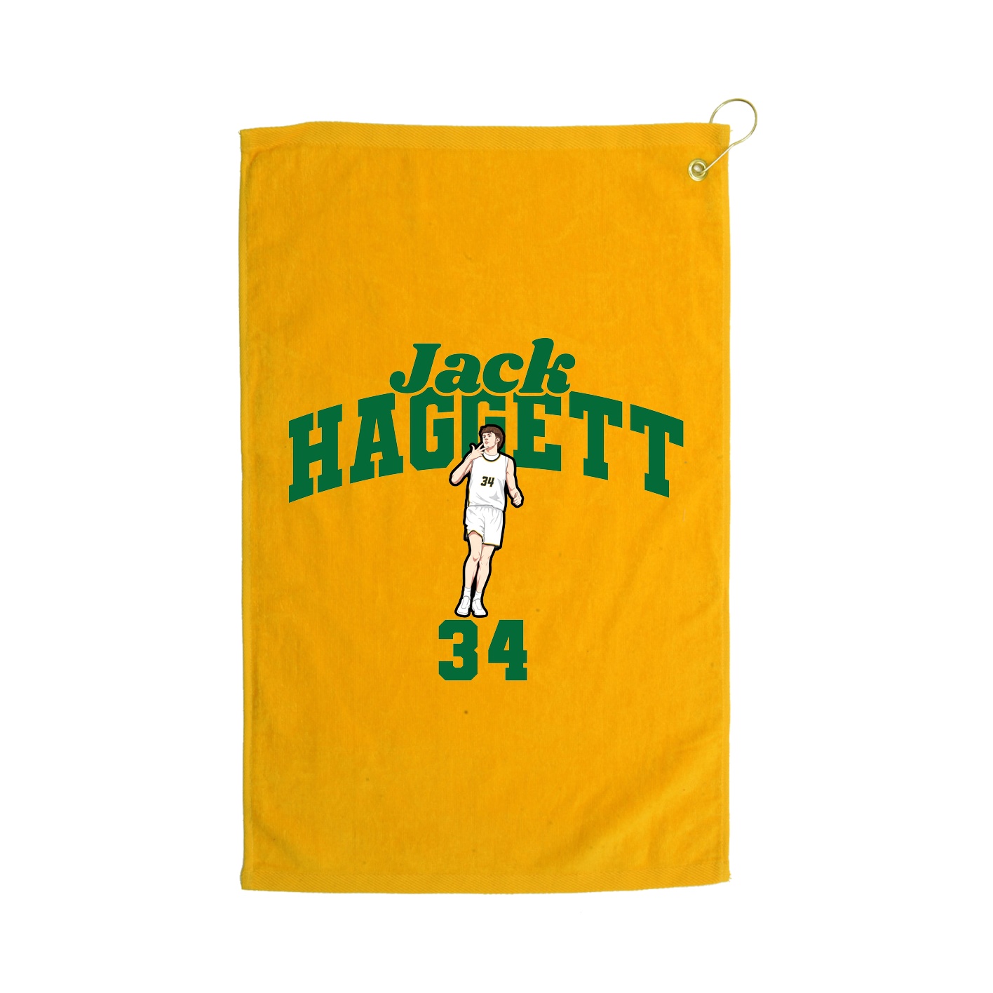 Golf Towel — Signature Arch in Gold