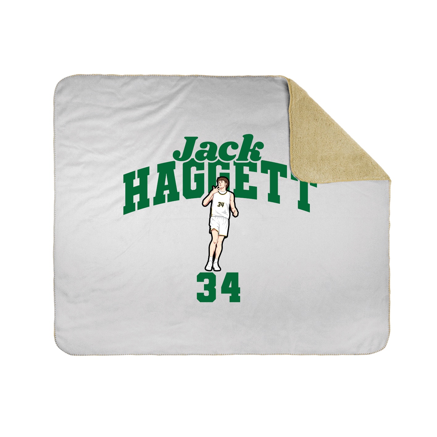 Throw Blanket — Signature Arch in White