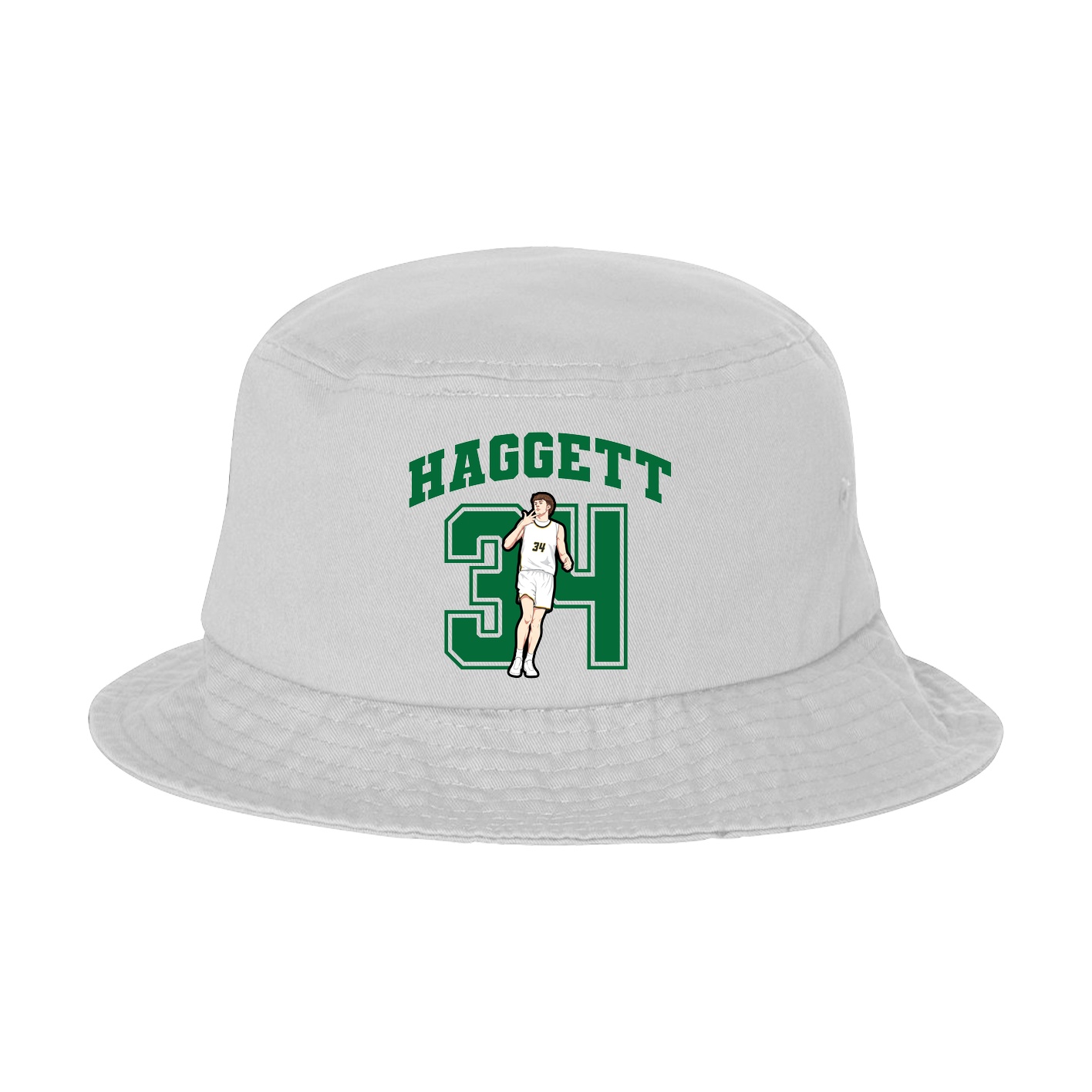 Bucket Cap — Number in White
