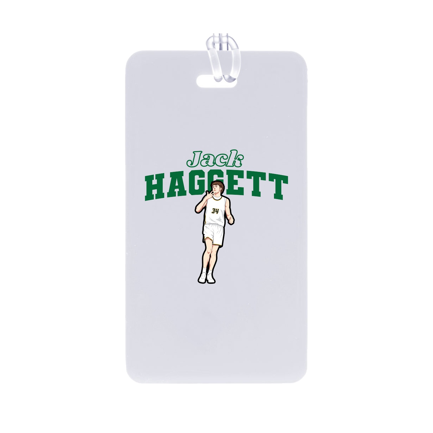 Bag Tag — Name Arch in Classic
