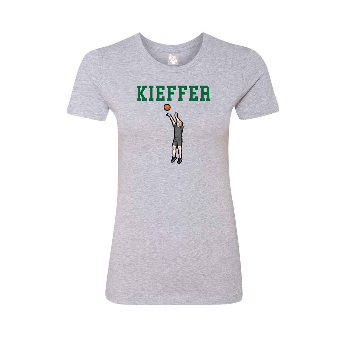 Fitted Women's Tee — Shirsey in Grey