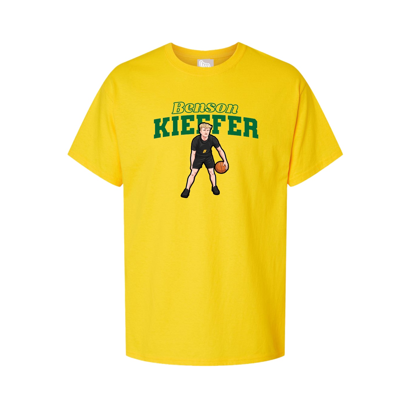 Tee — Name Arch in Gold