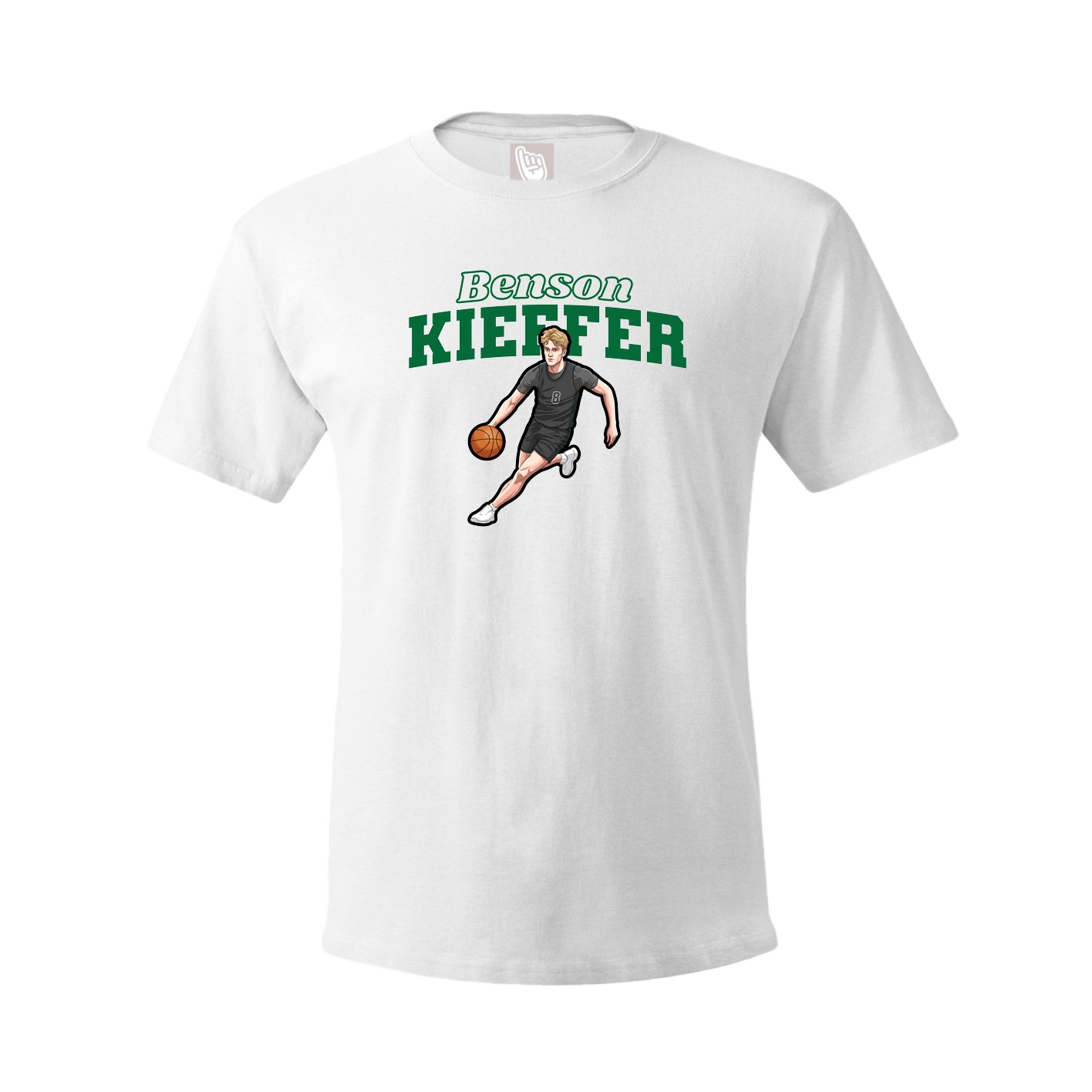 Tee — Name Arch in White