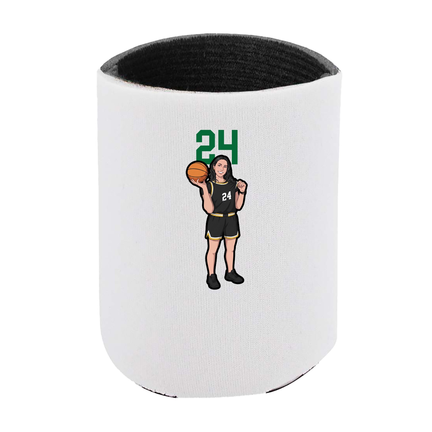 Can Holder — Number Top in White