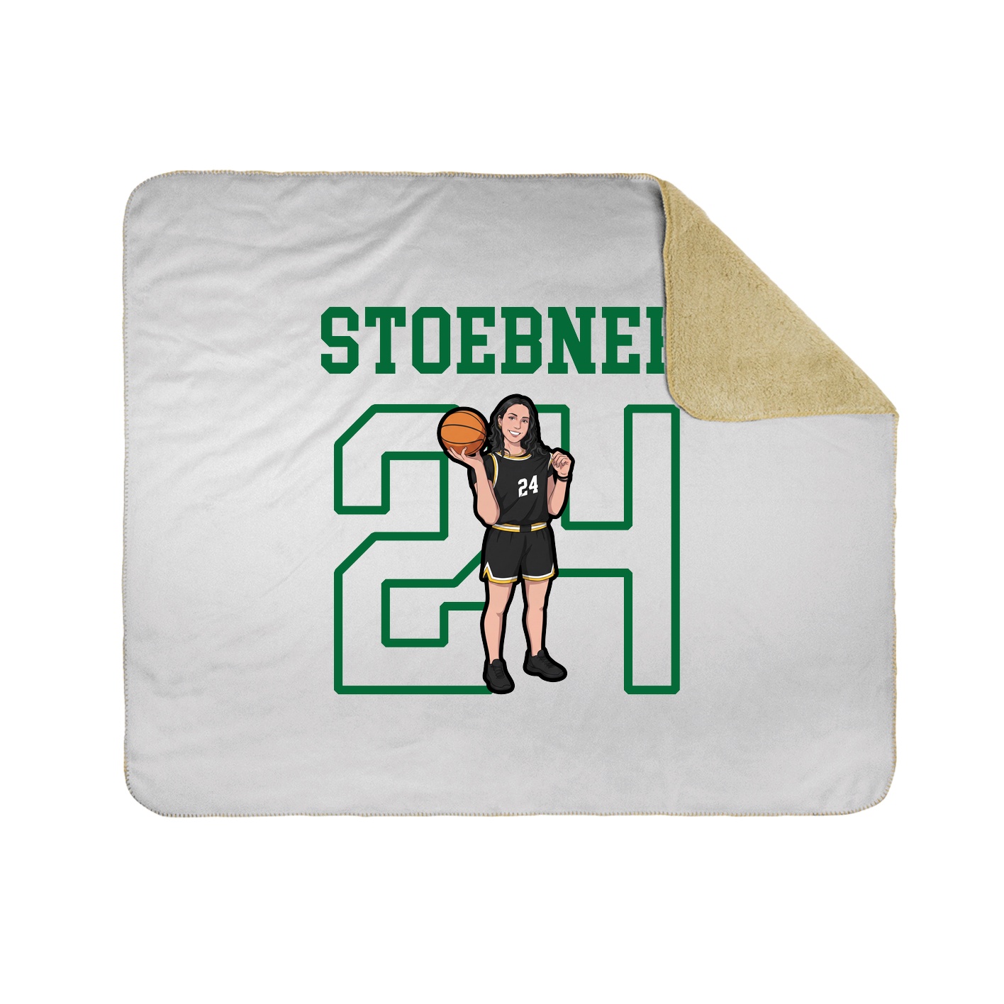 Throw Blanket — Shirsey in White