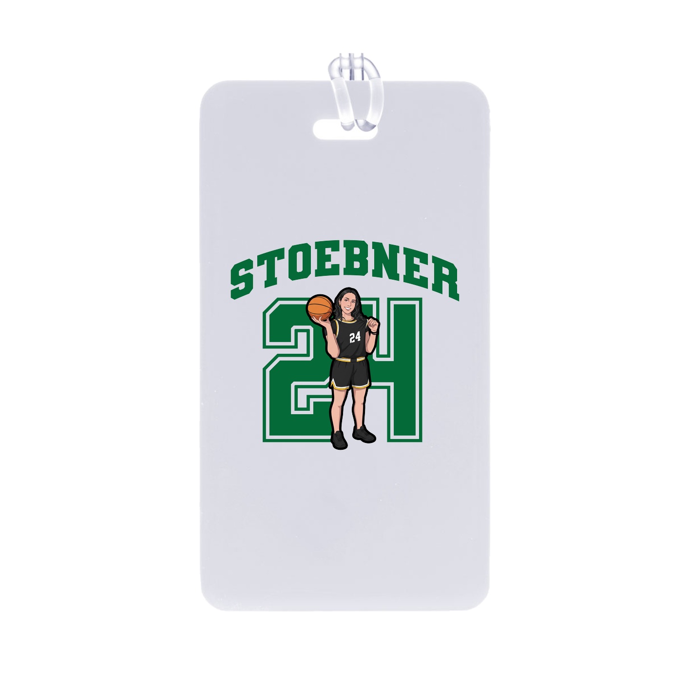 Bag Tag — Number in Classic