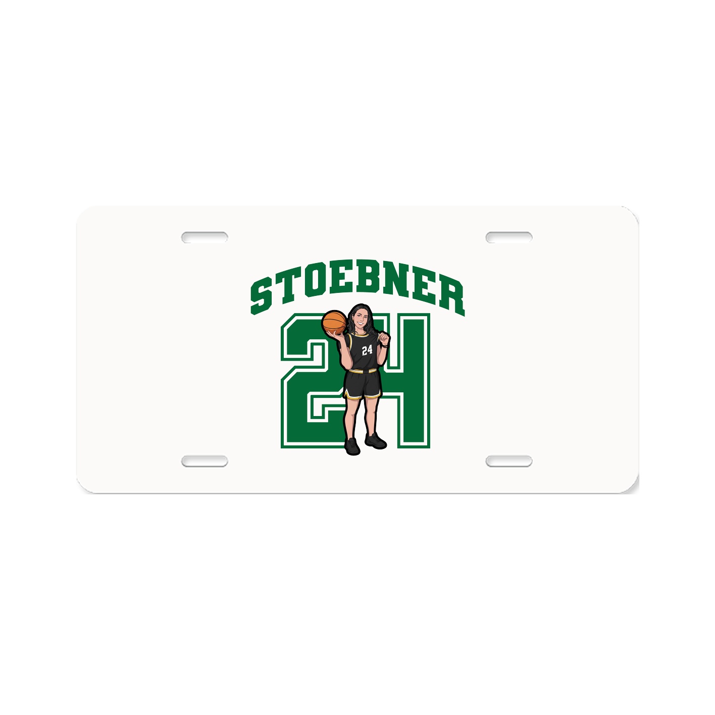 License Plate — Number in Classic