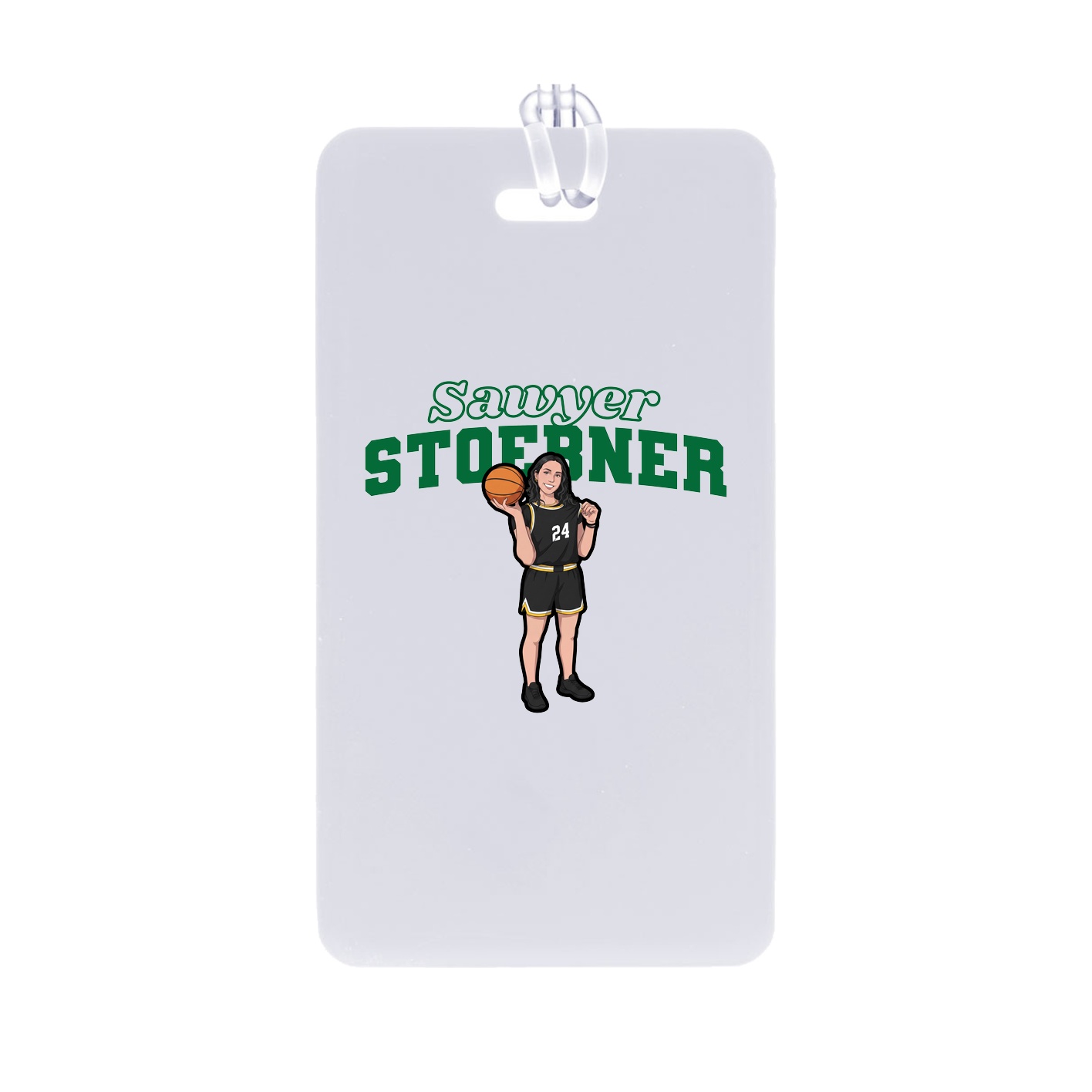Bag Tag — Name Arch in Classic
