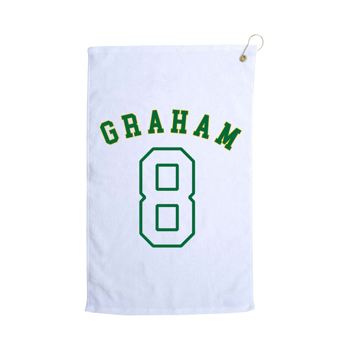 Golf Towel — Shirsey Arch in White