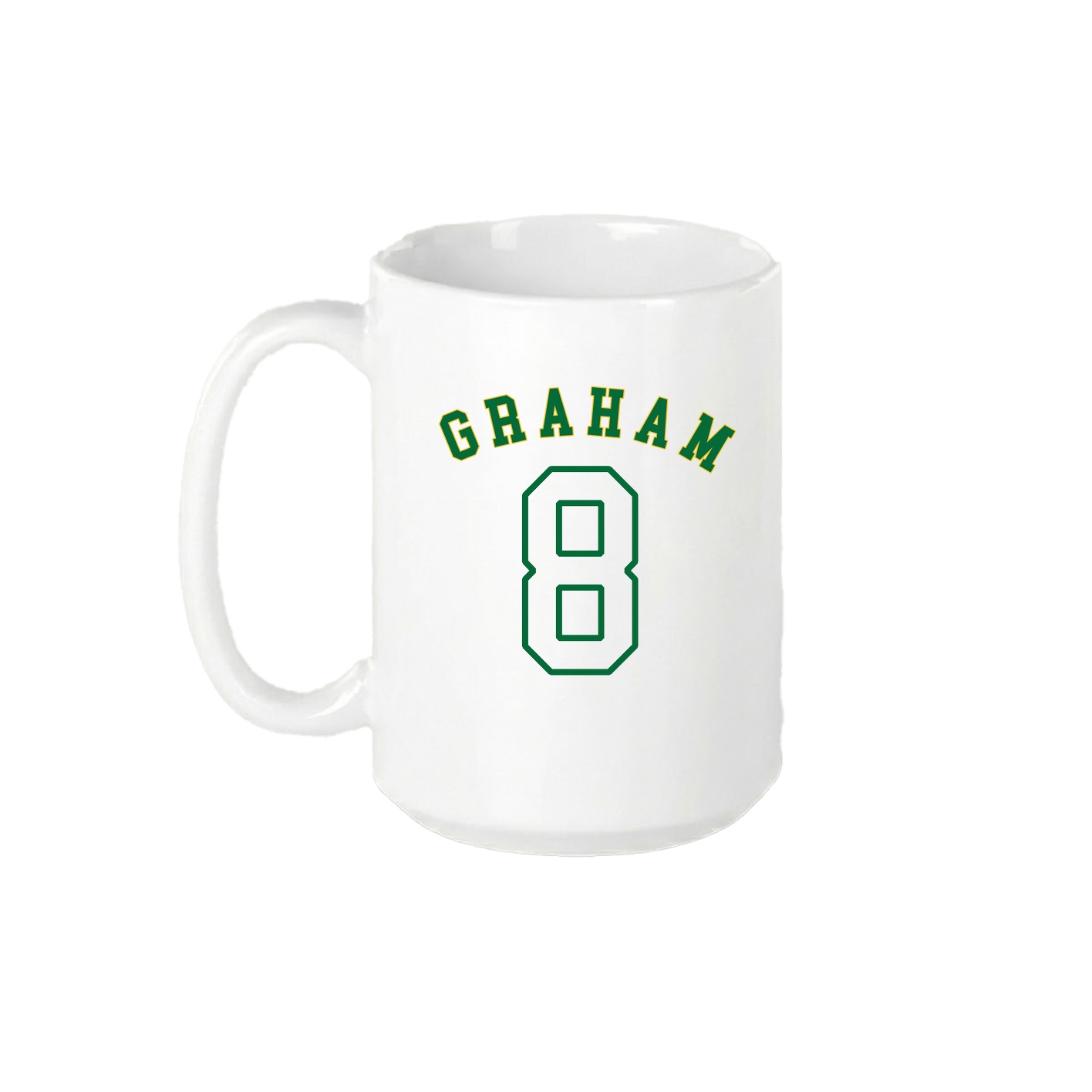 15oz Coffee Mug — Shirsey Arch in White
