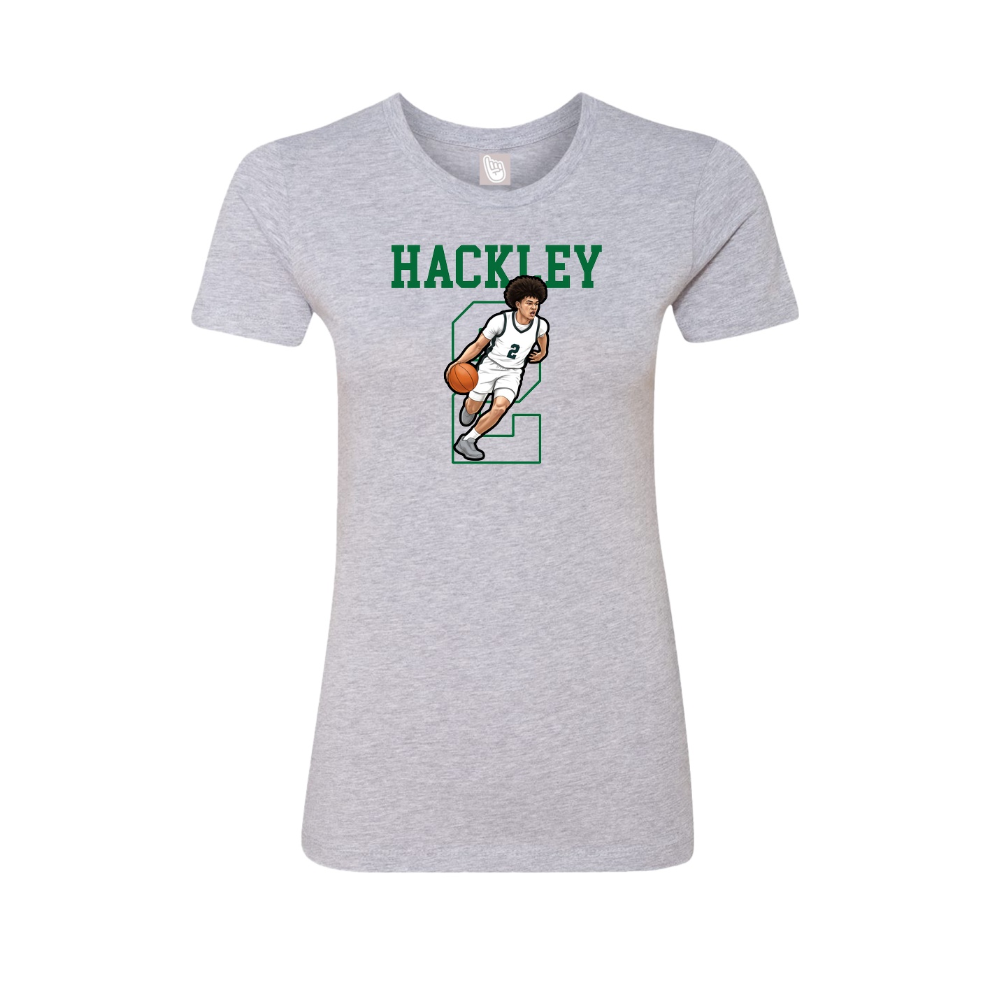 Fitted Women's Tee — Shirsey in Grey
