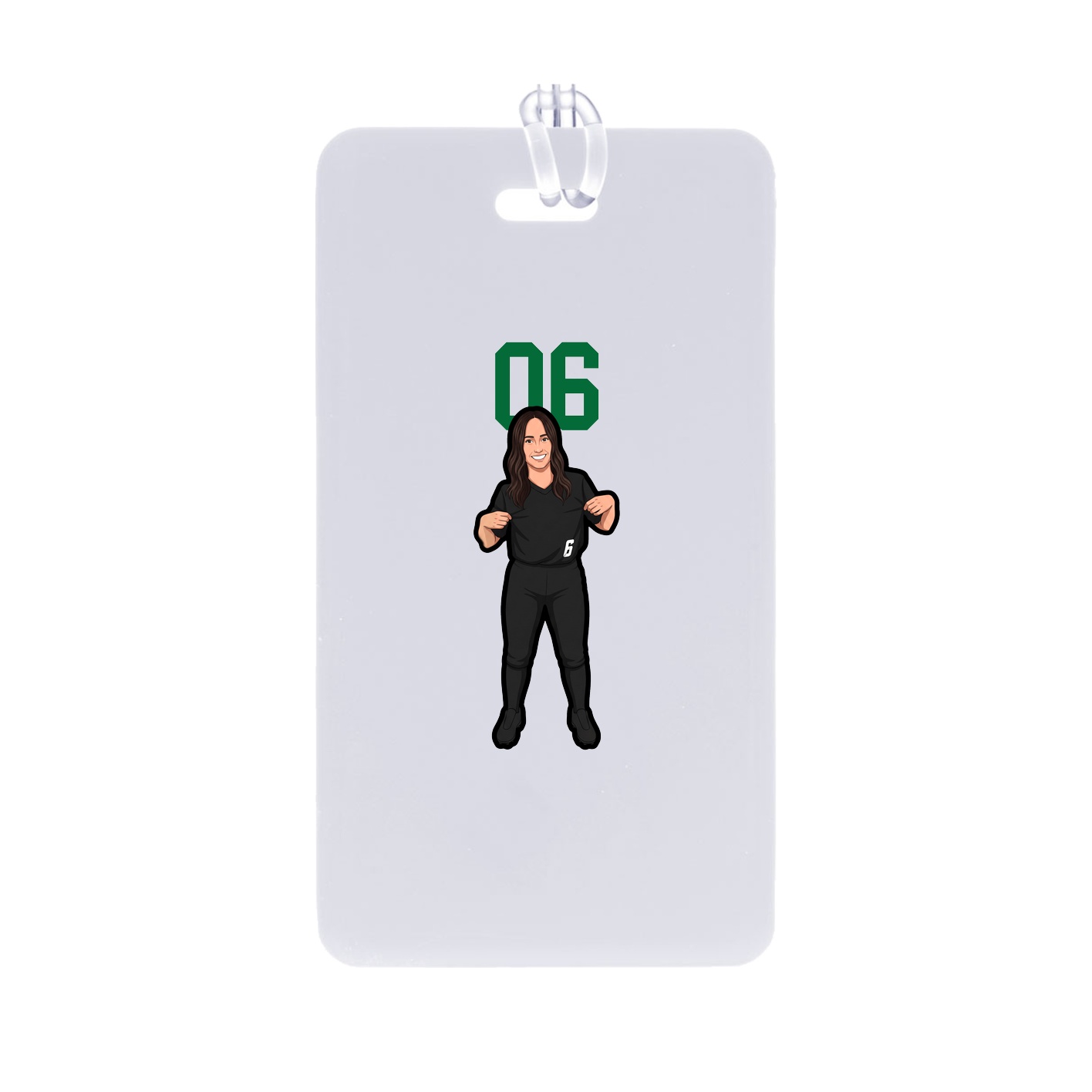 Bag Tag — Number Top in Classic