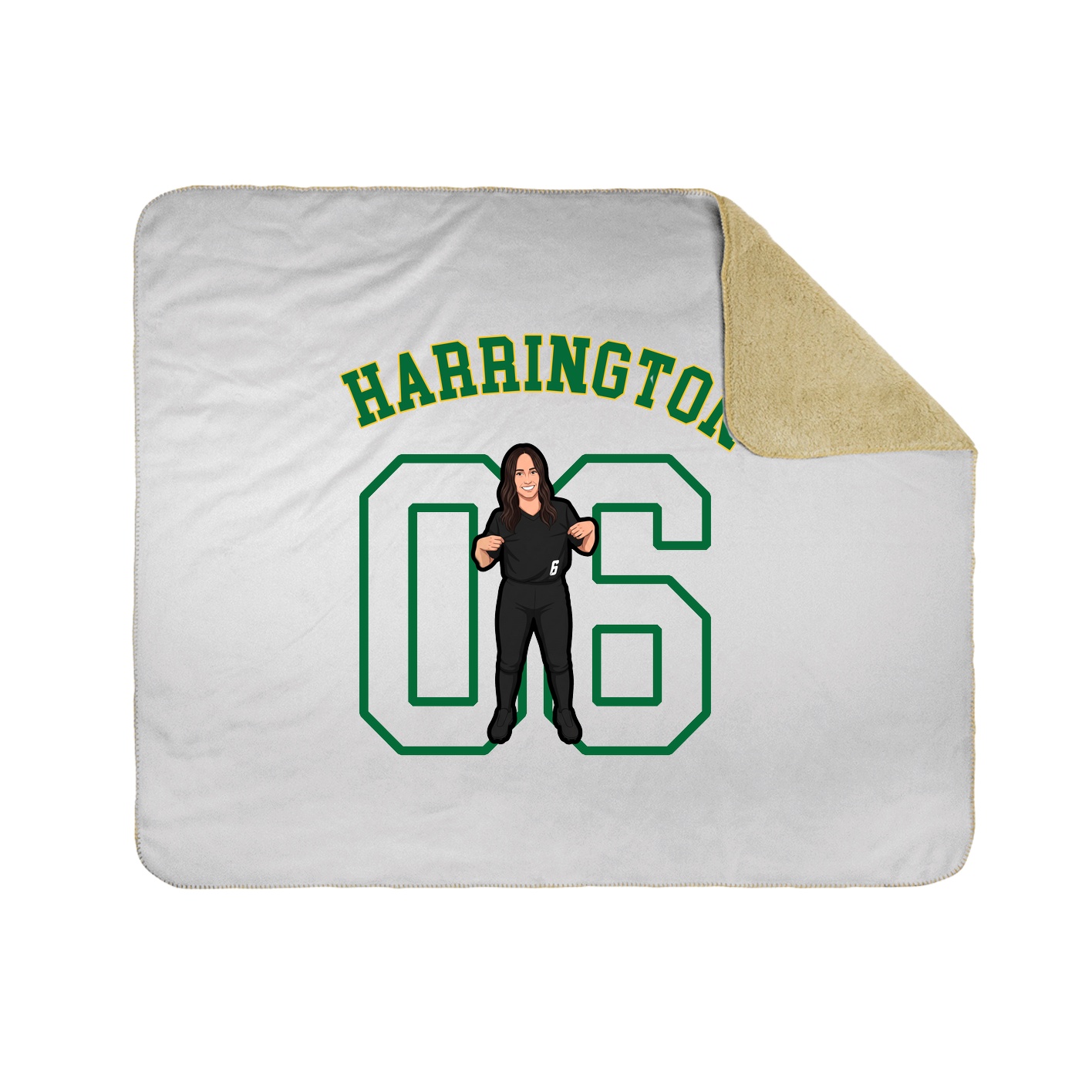 Throw Blanket — Shirsey Arch in White