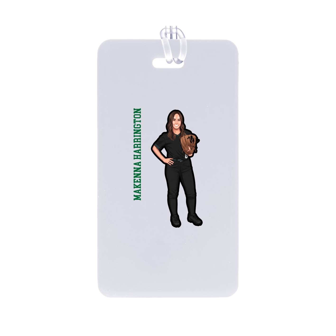 Bag Tag — Name Vertical in Classic