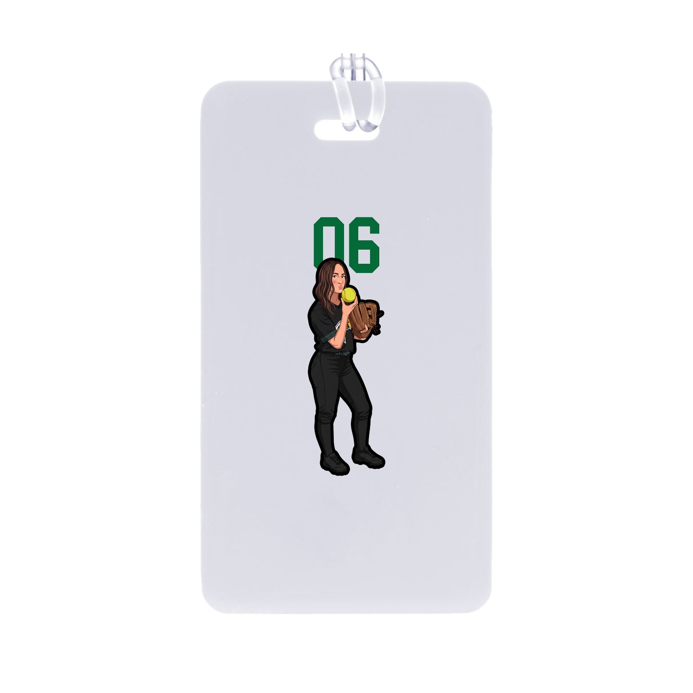Bag Tag — Number Top in Classic