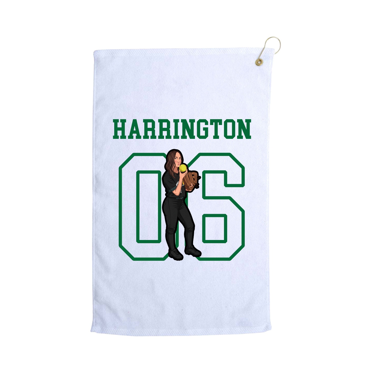 Golf Towel — Shirsey in White