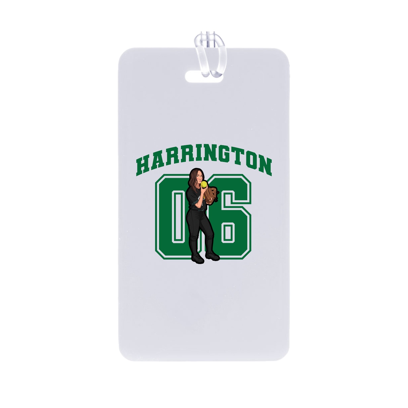 Bag Tag — Number in Classic