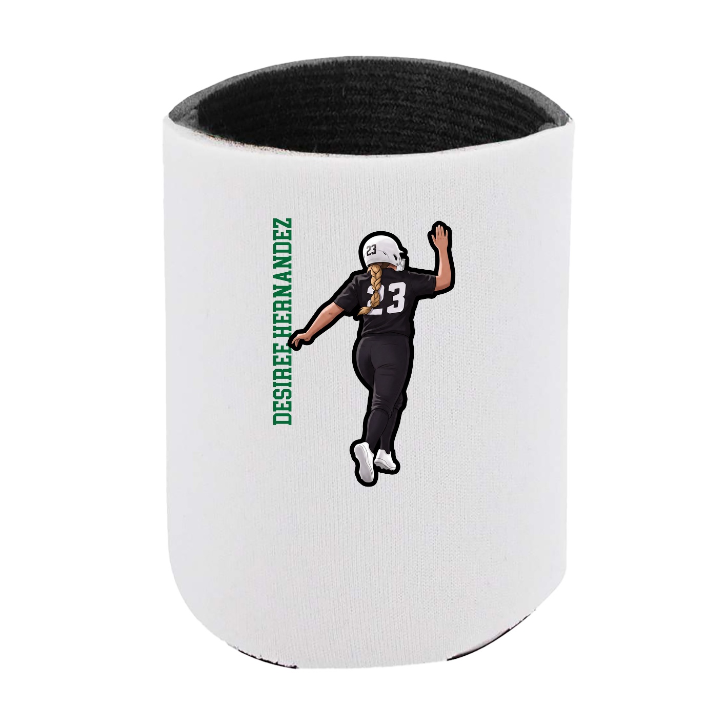 Can Holder — Name Vertical in White