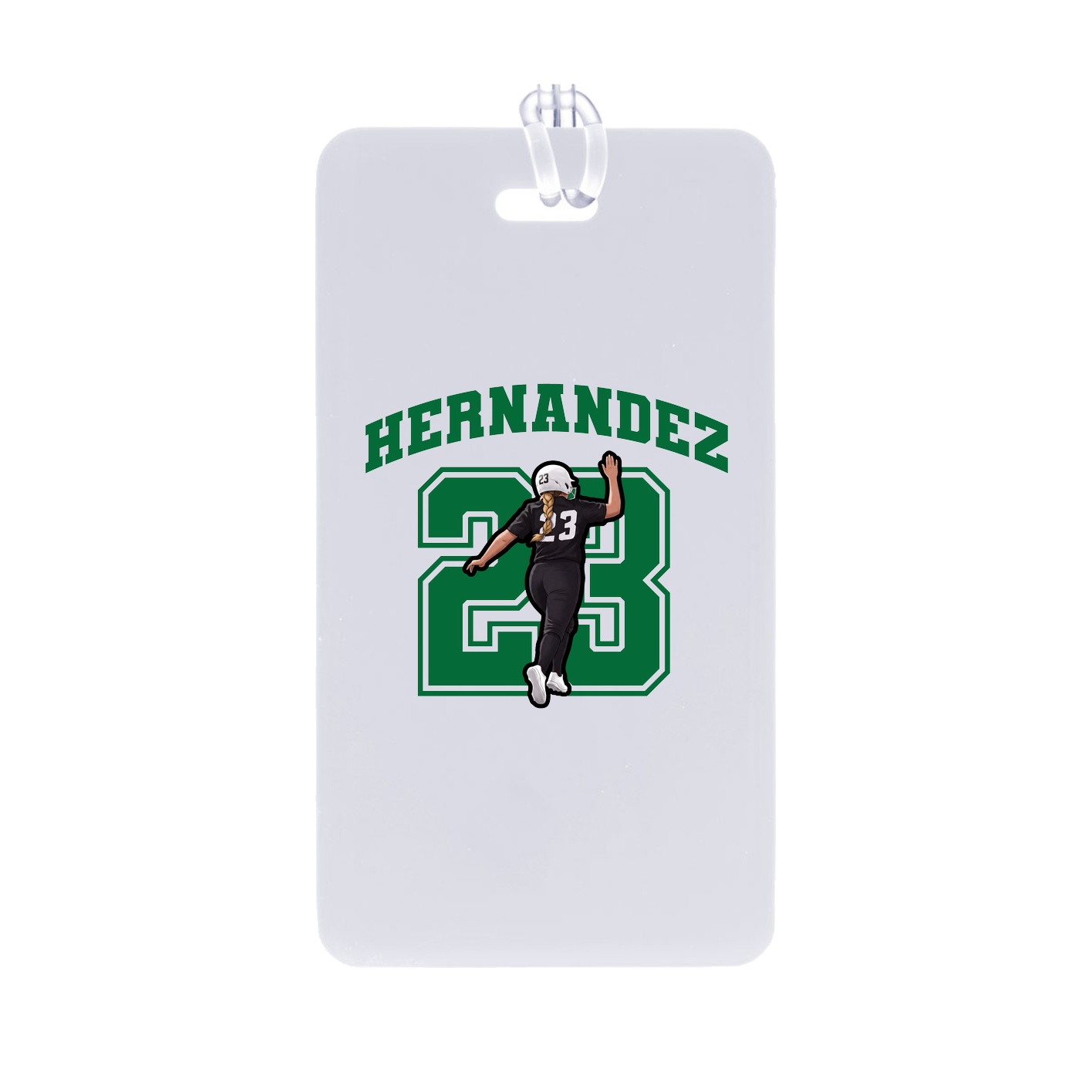 Bag Tag — Number in Classic