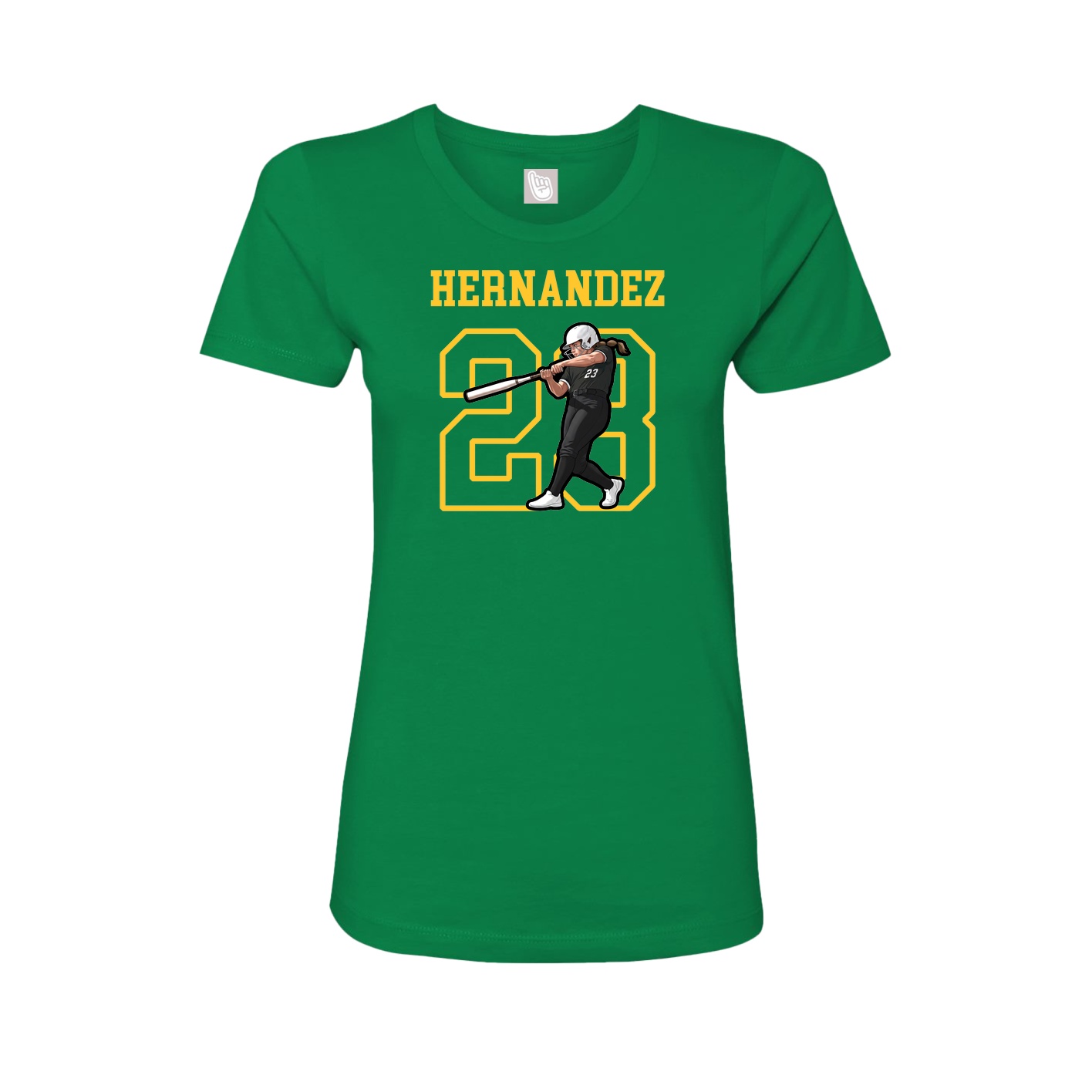 Fitted Women's Tee — Shirsey in Green