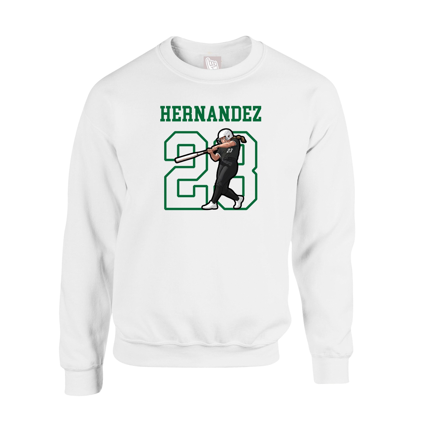 Fleece Crew — Shirsey in White