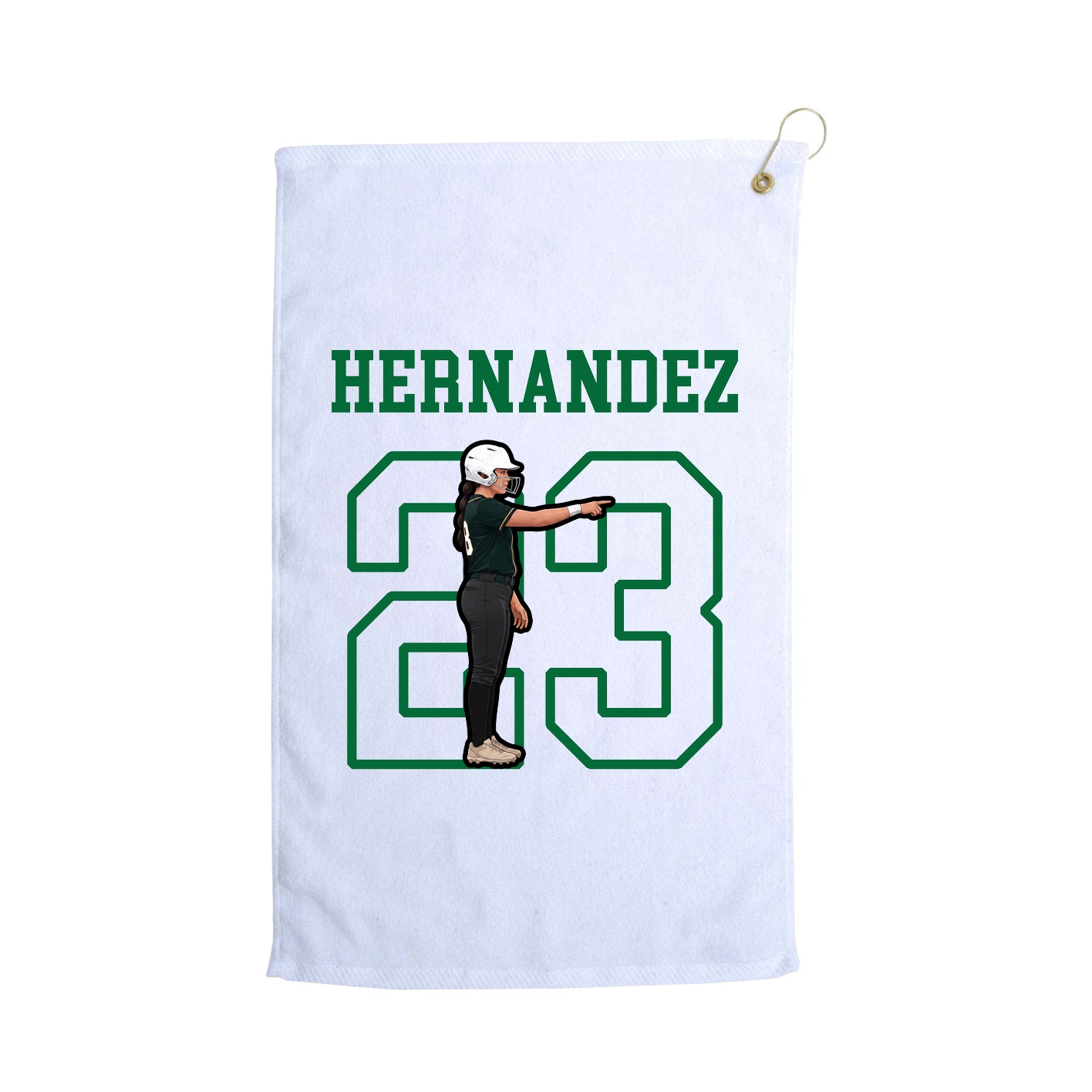 Golf Towel — Shirsey in White