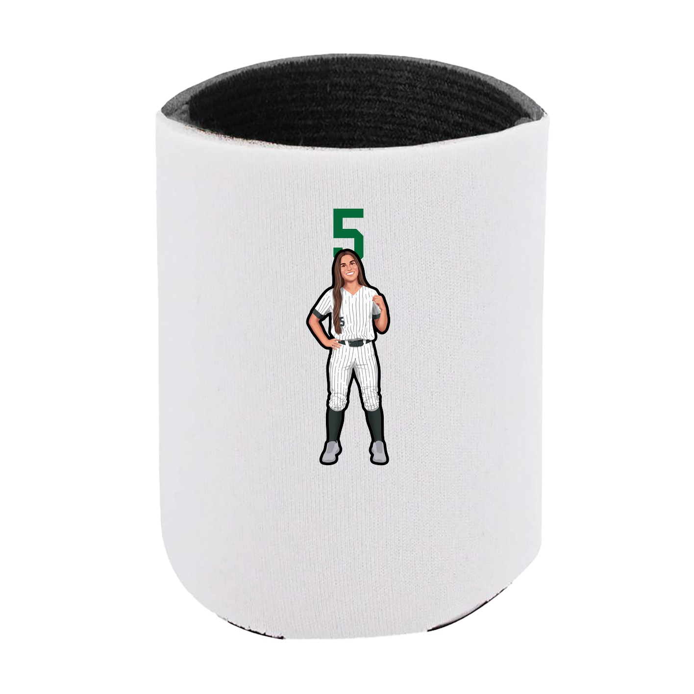 Can Holder — Number Top in White