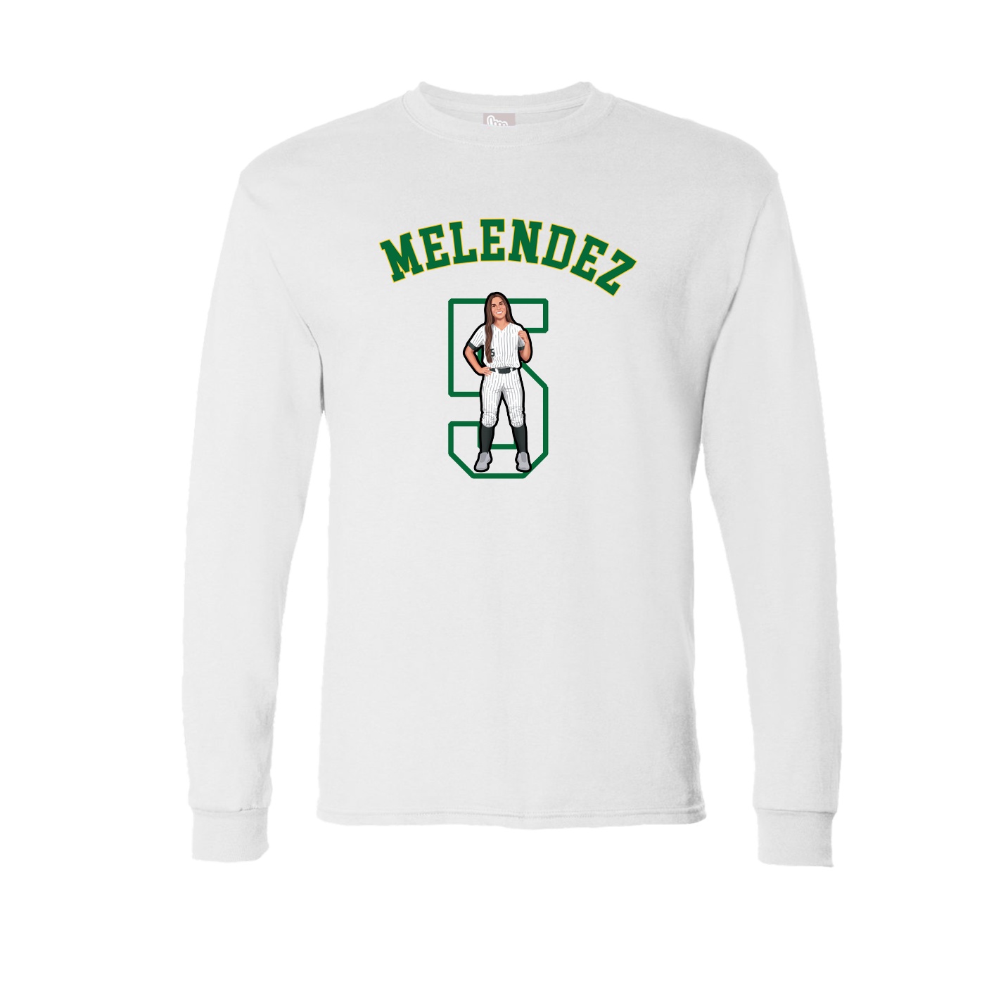 Long Sleeve Tee — Shirsey Arch in White