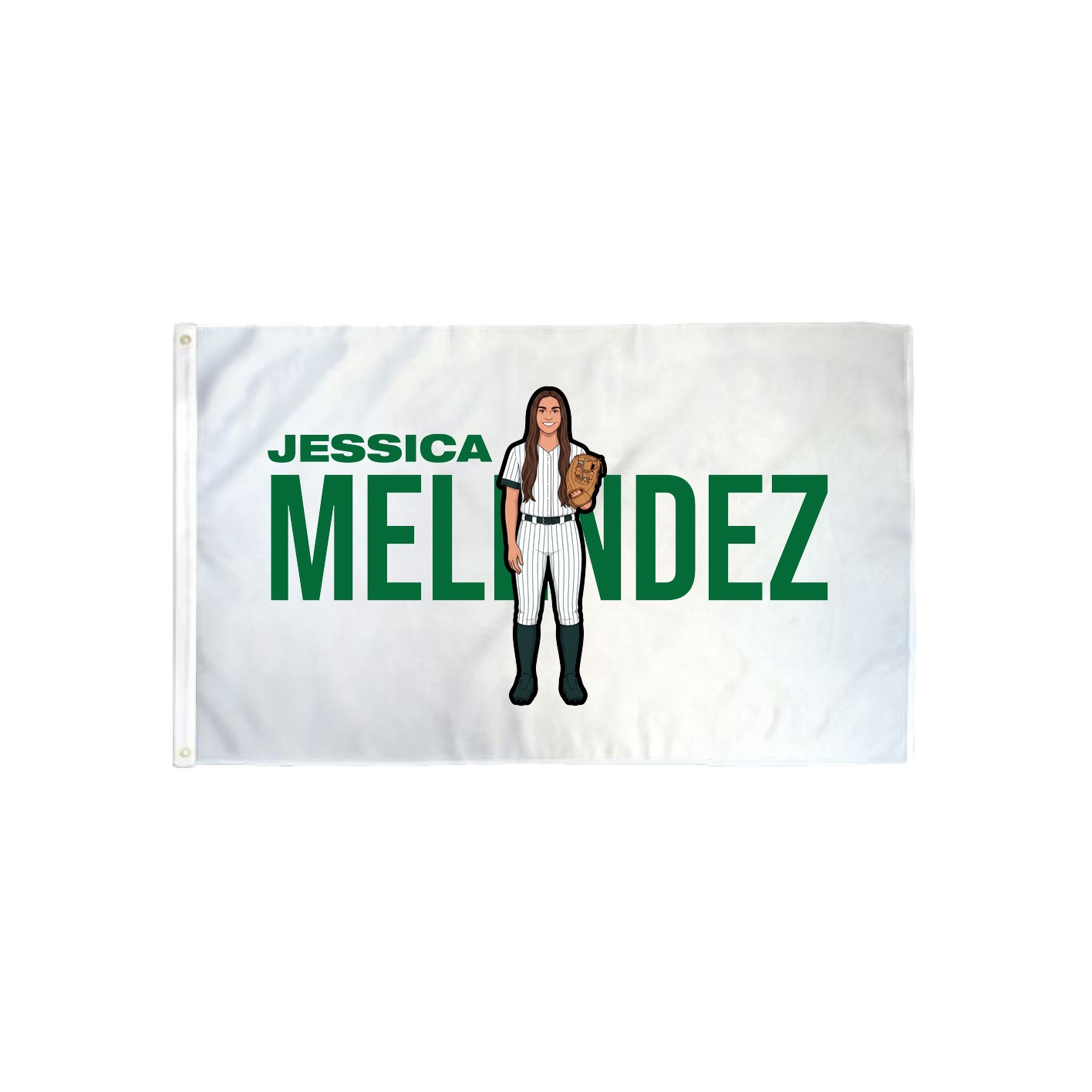 3x5 Flag — Player Name in Classic