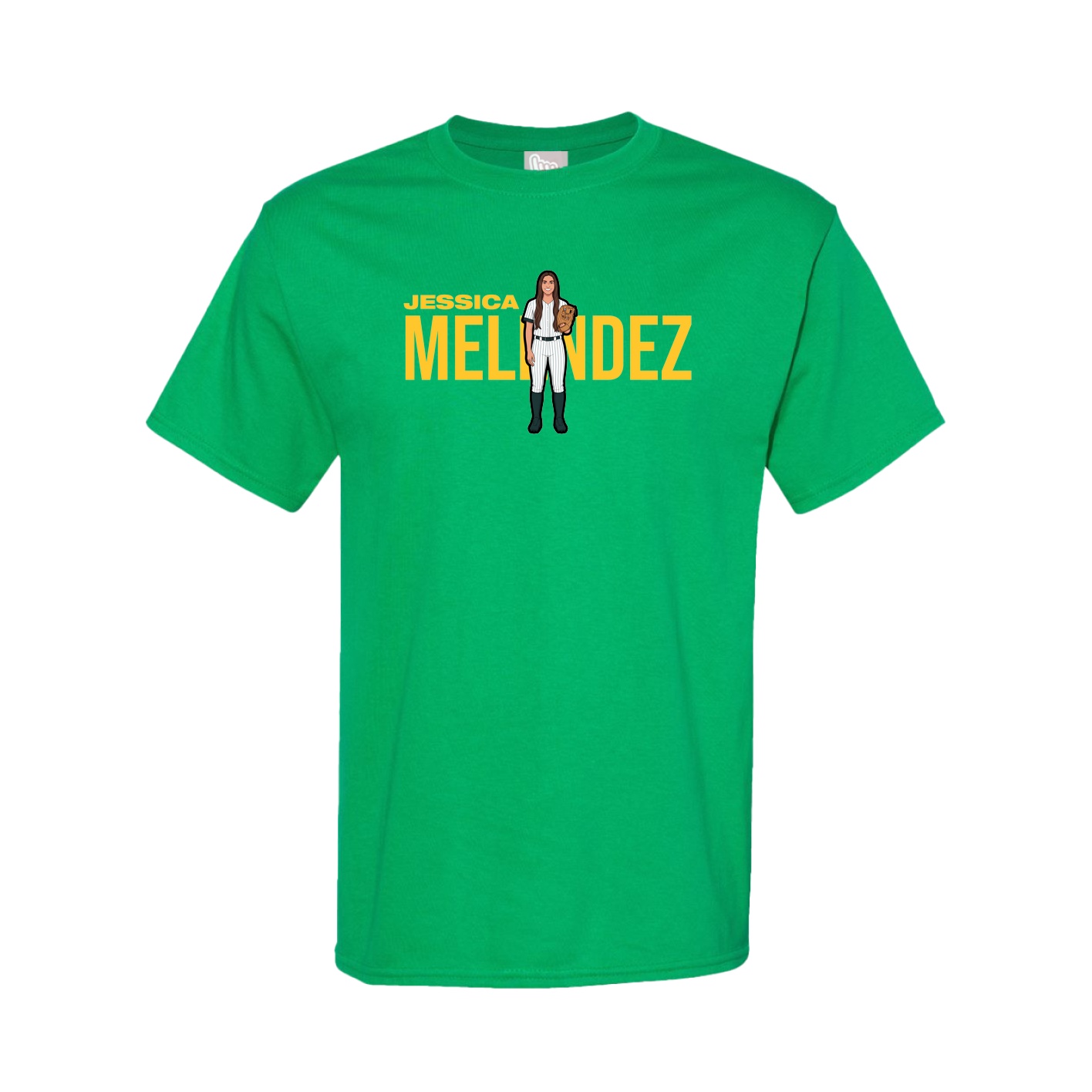 Youth Tee — Player Name in Green