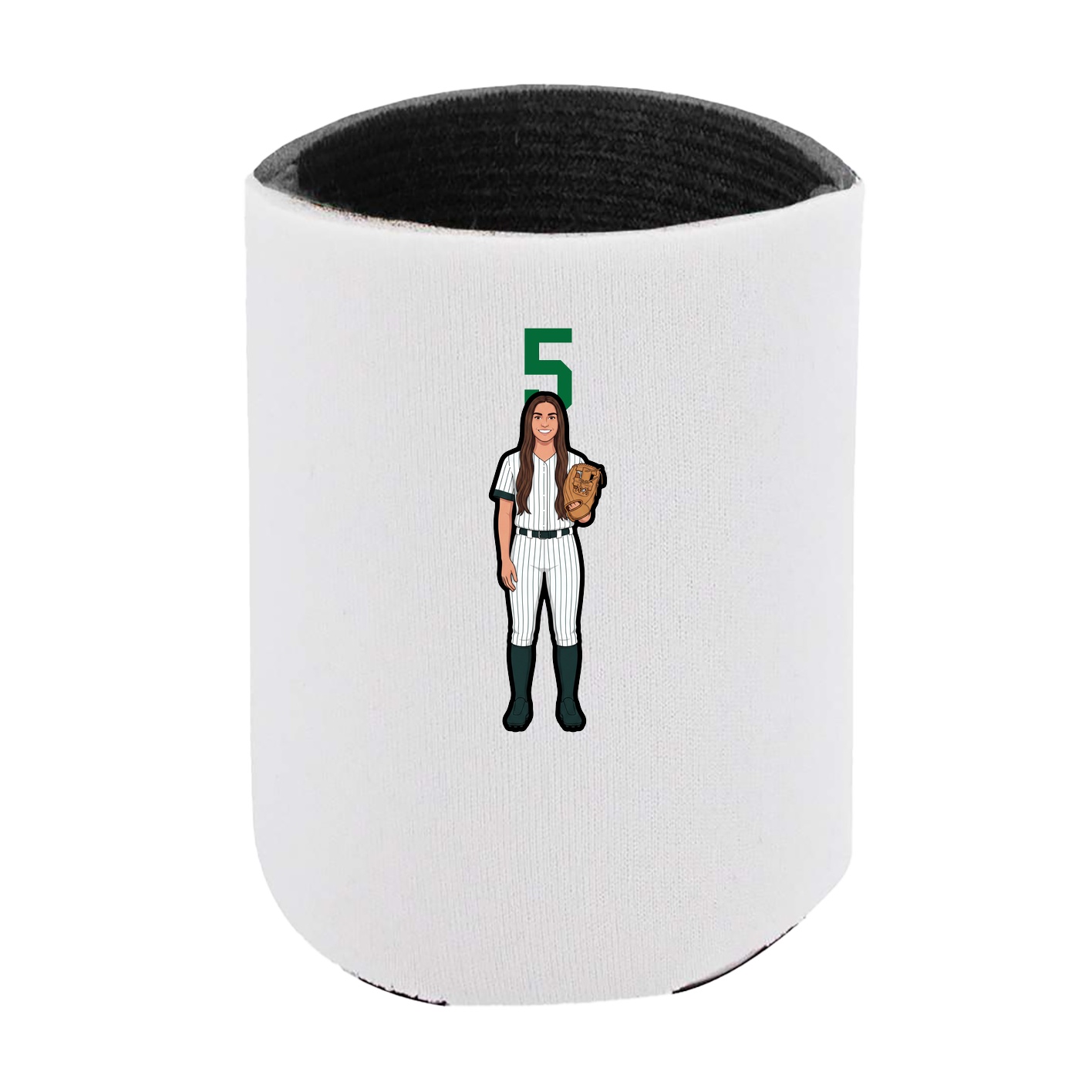 Can Holder — Number Top in White