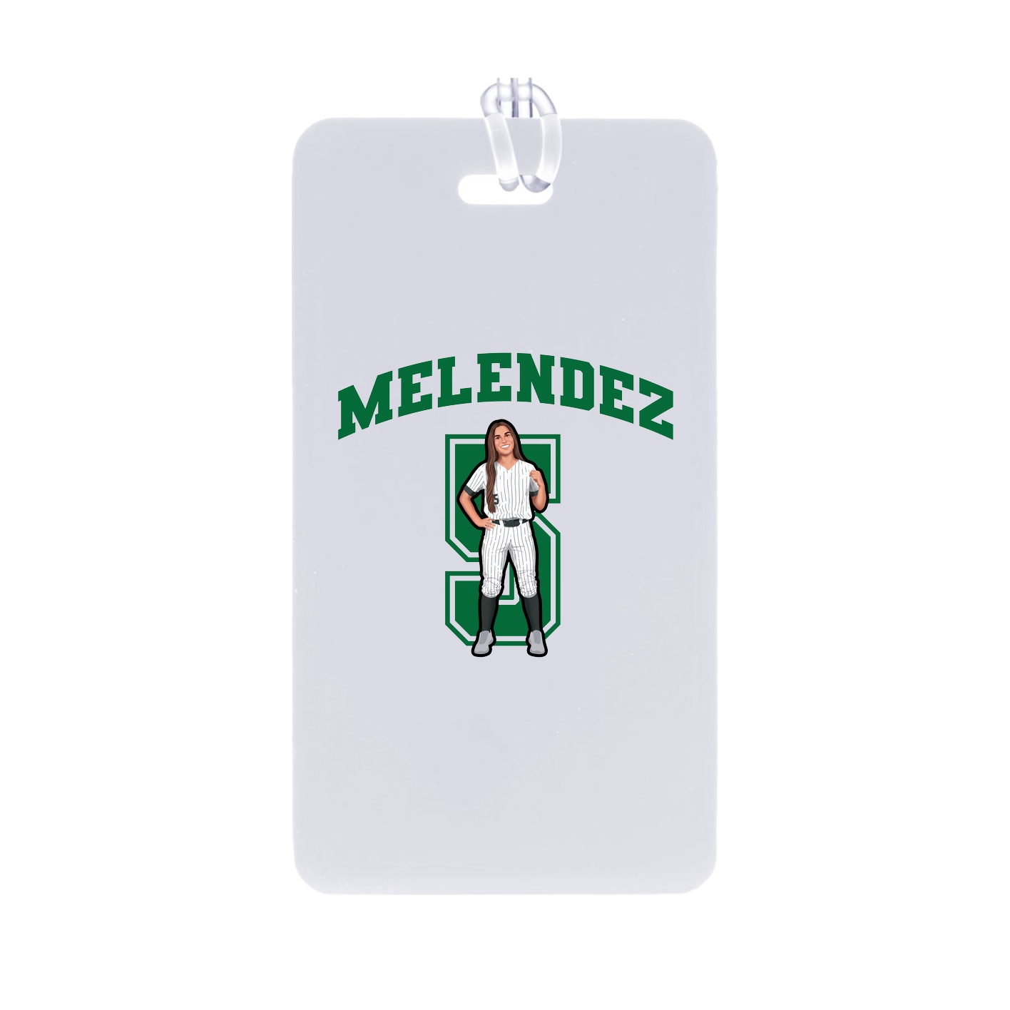 Bag Tag — Number in Classic